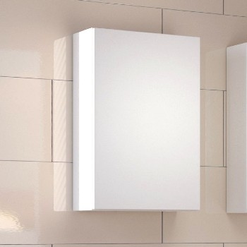 Meuble suspendu Brama/Kornel/Pisca 40cm 1 porte - blanc