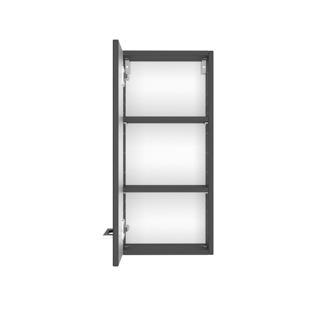 Meuble suspendu Dasa 30cm 1 porte - graphite/gris mat - Image 6