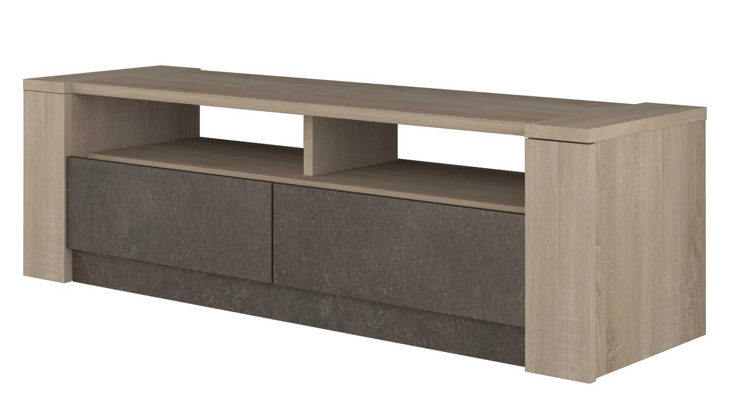 Meuble tv Ares 154cm - brun - Image 7