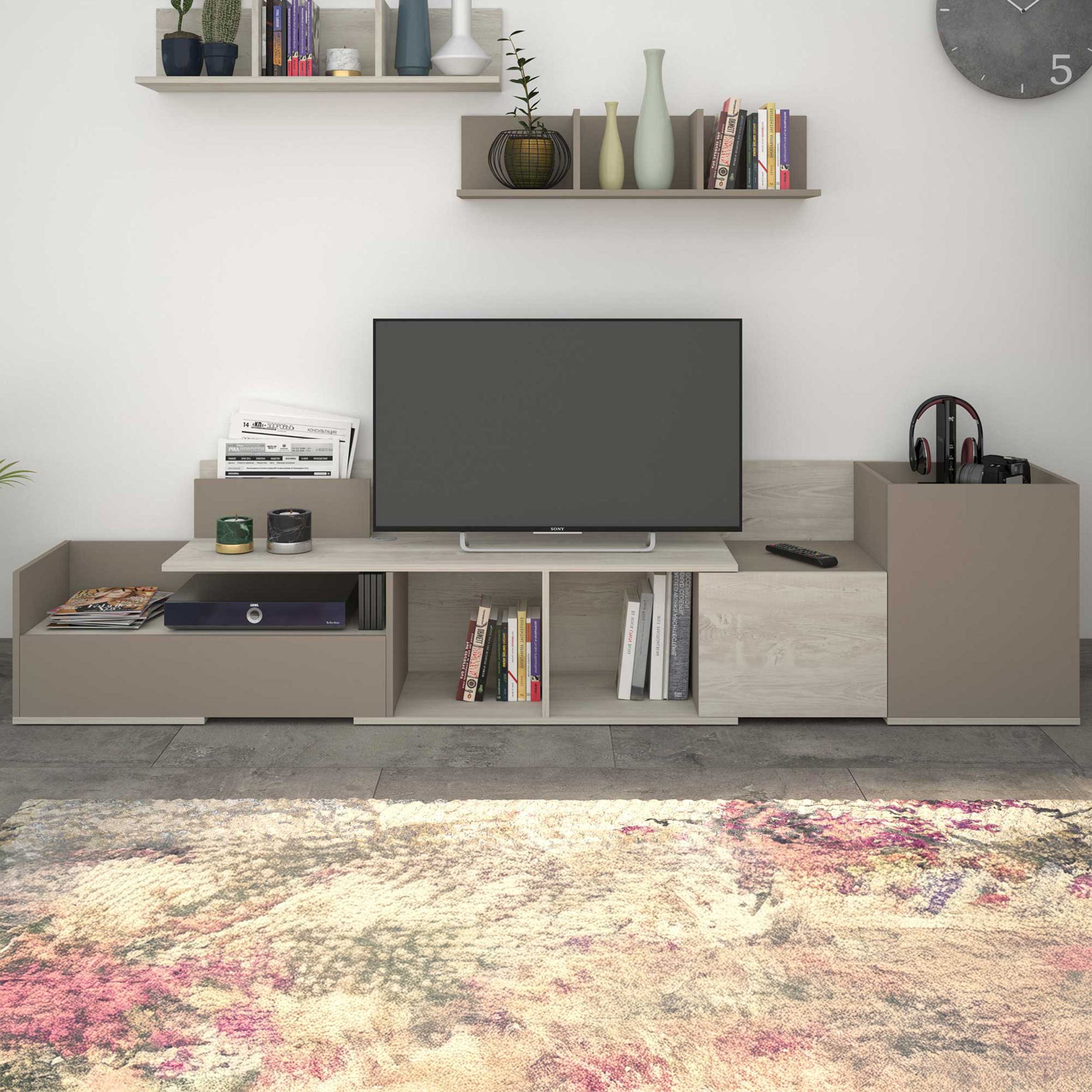 Meuble tv Boost 180cm - gris