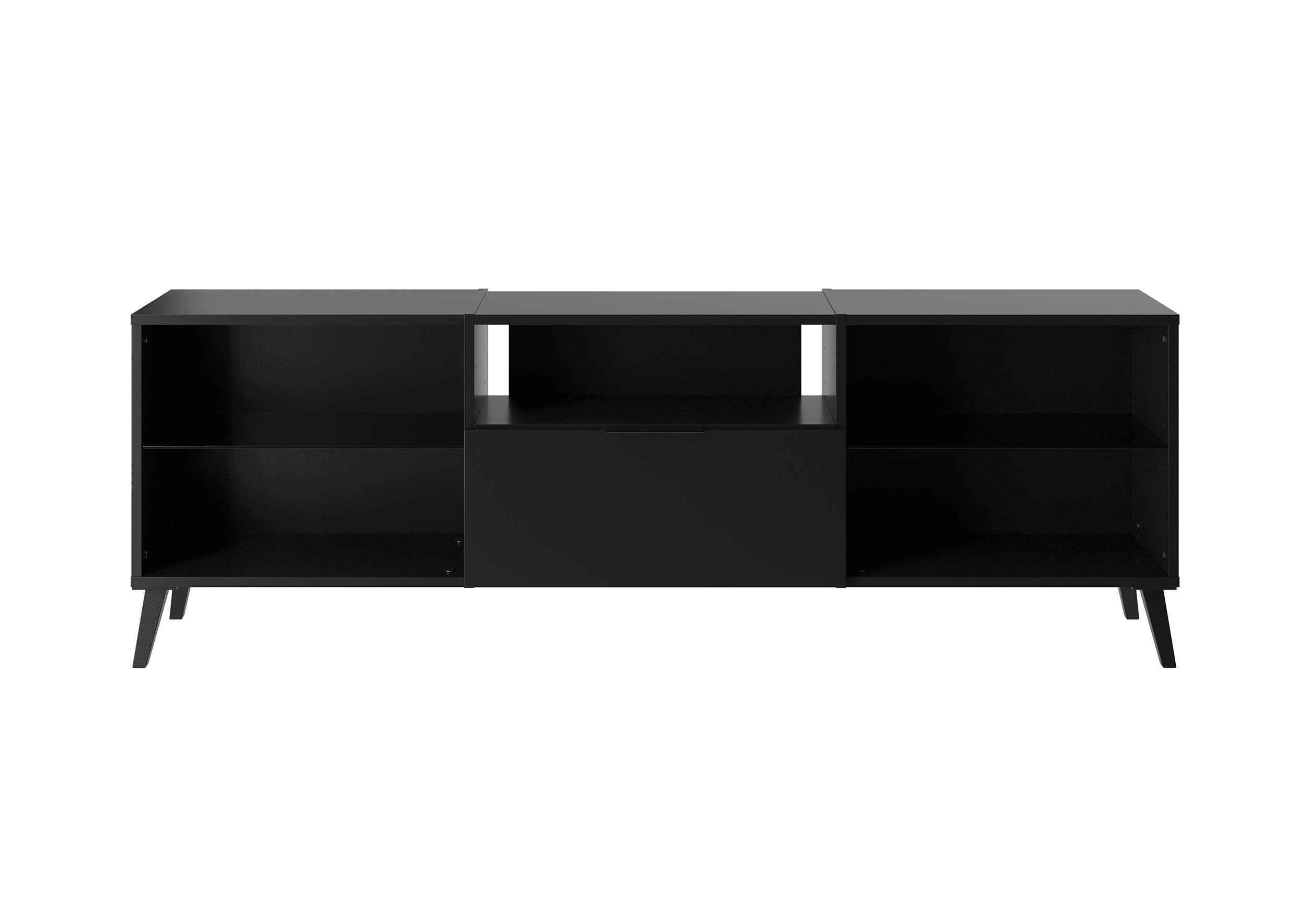 Meuble TV Damien 140cm flottant - noir - Image 3