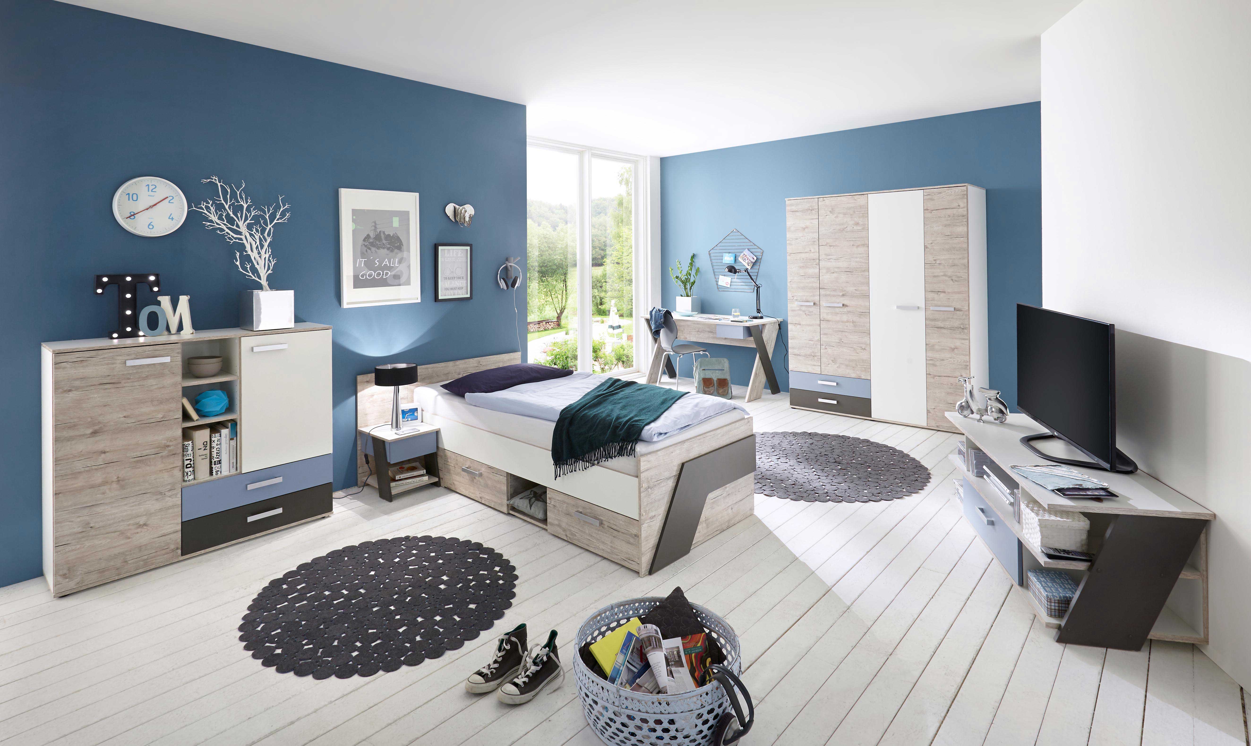 Meuble TV Nano 135cm - gris - Image 4