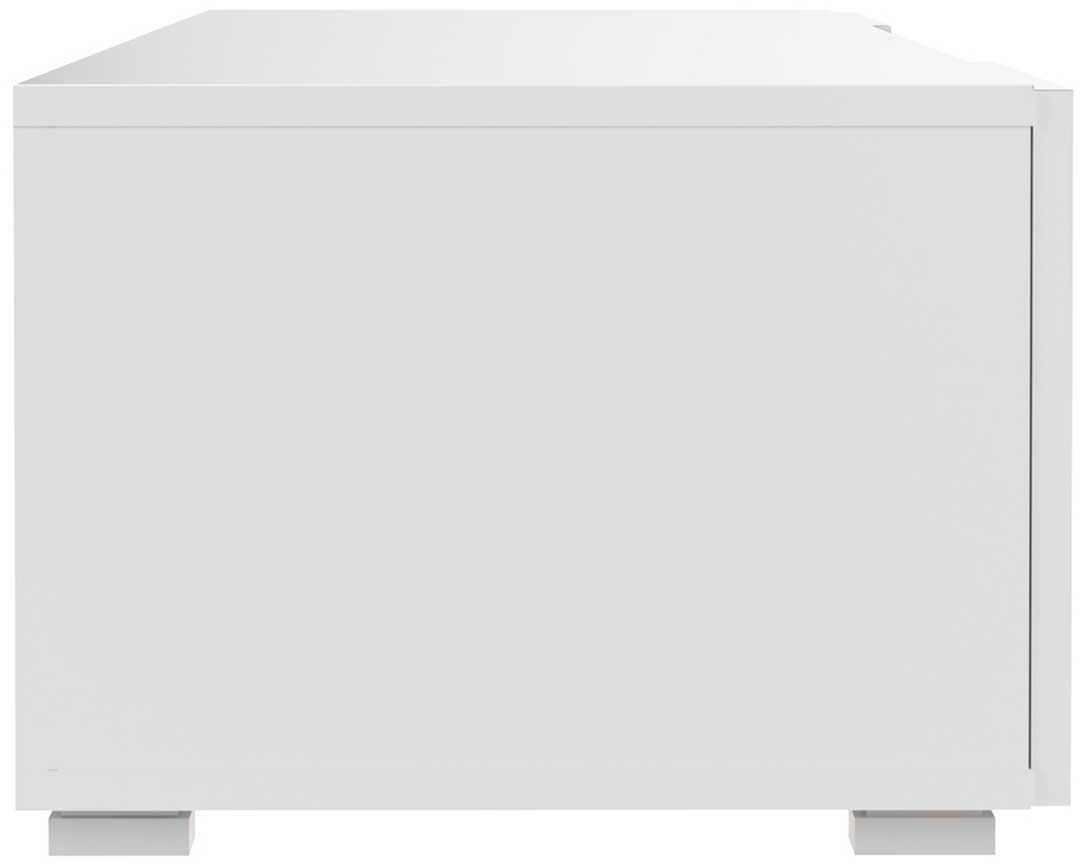 Meuble TV Podium 185 cm - blanc - Image 4