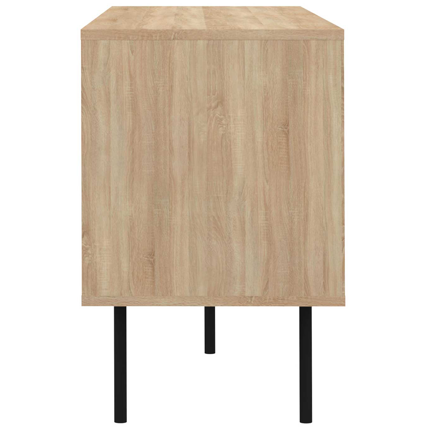 Meuble TV Vibe 150cm - chêne/noir - Image 5