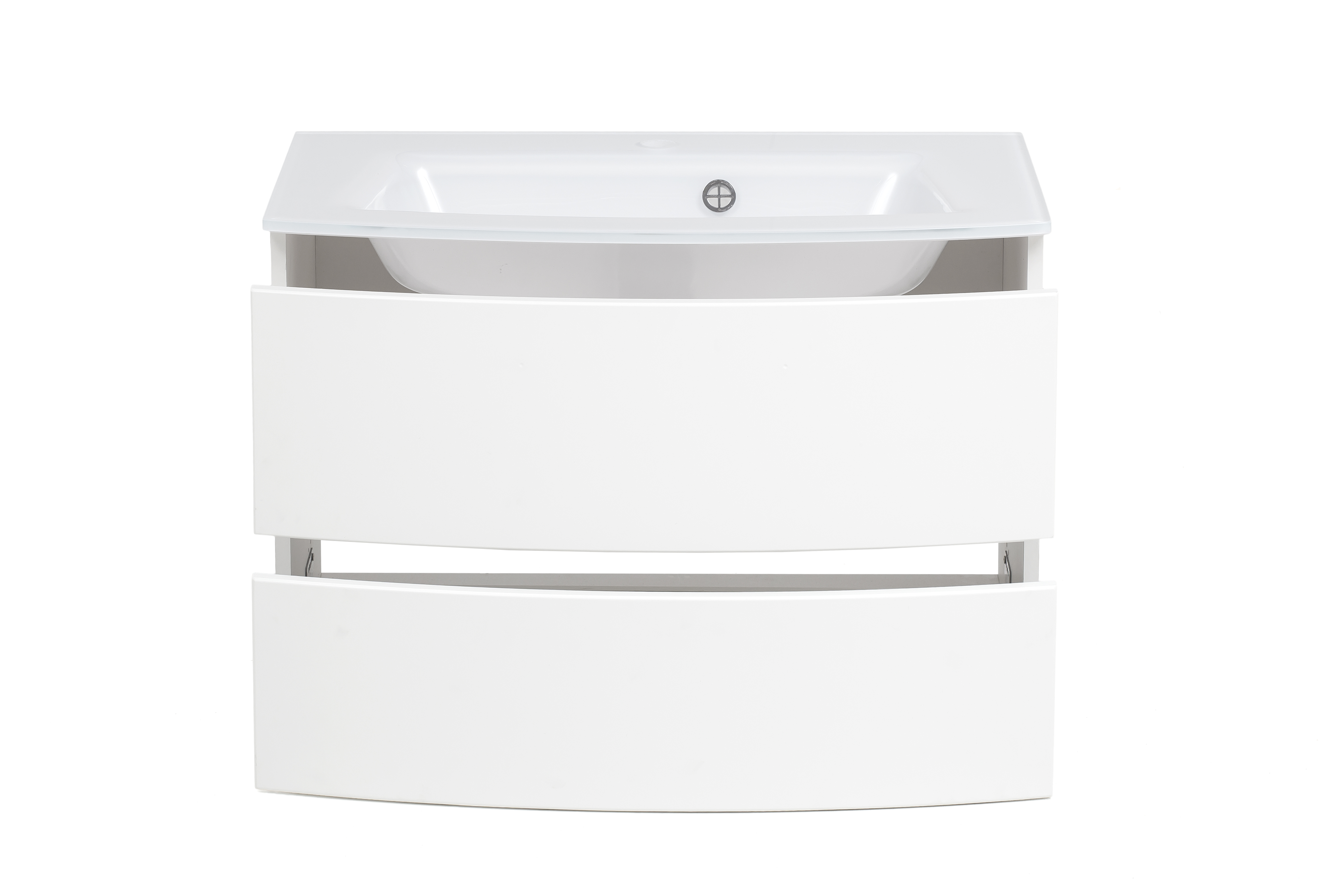 Meuble vasque Kornel 80cm avec vasque blanche - blanc - Image 10