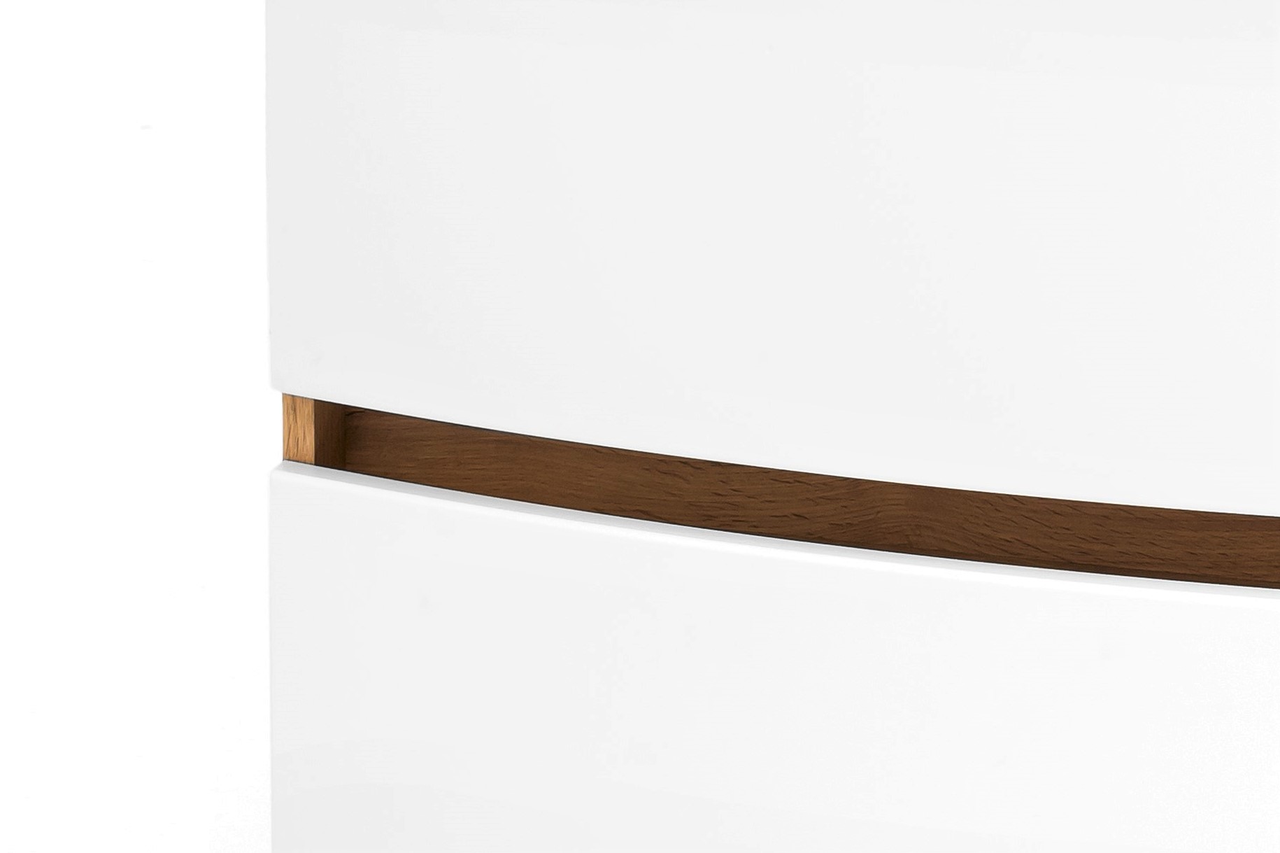 Meuble vasque Kornel 80cm avec vasque blanche - chêne/blanc mat - Image 8