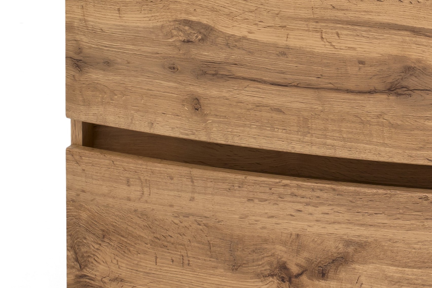 Meuble vasque Kornel 80cm avec vasque blanche - chêne - Image 11