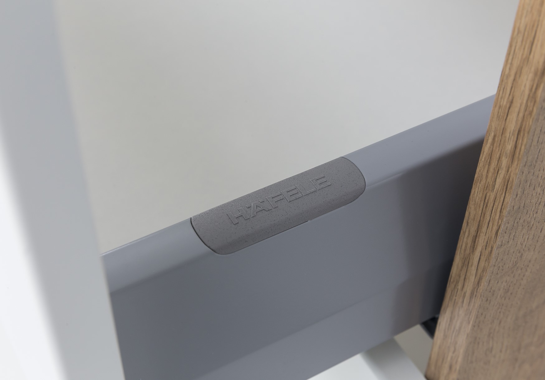 Meuble vasque Luna 100cm 2 tiroirs - chêne/gris - Image 2