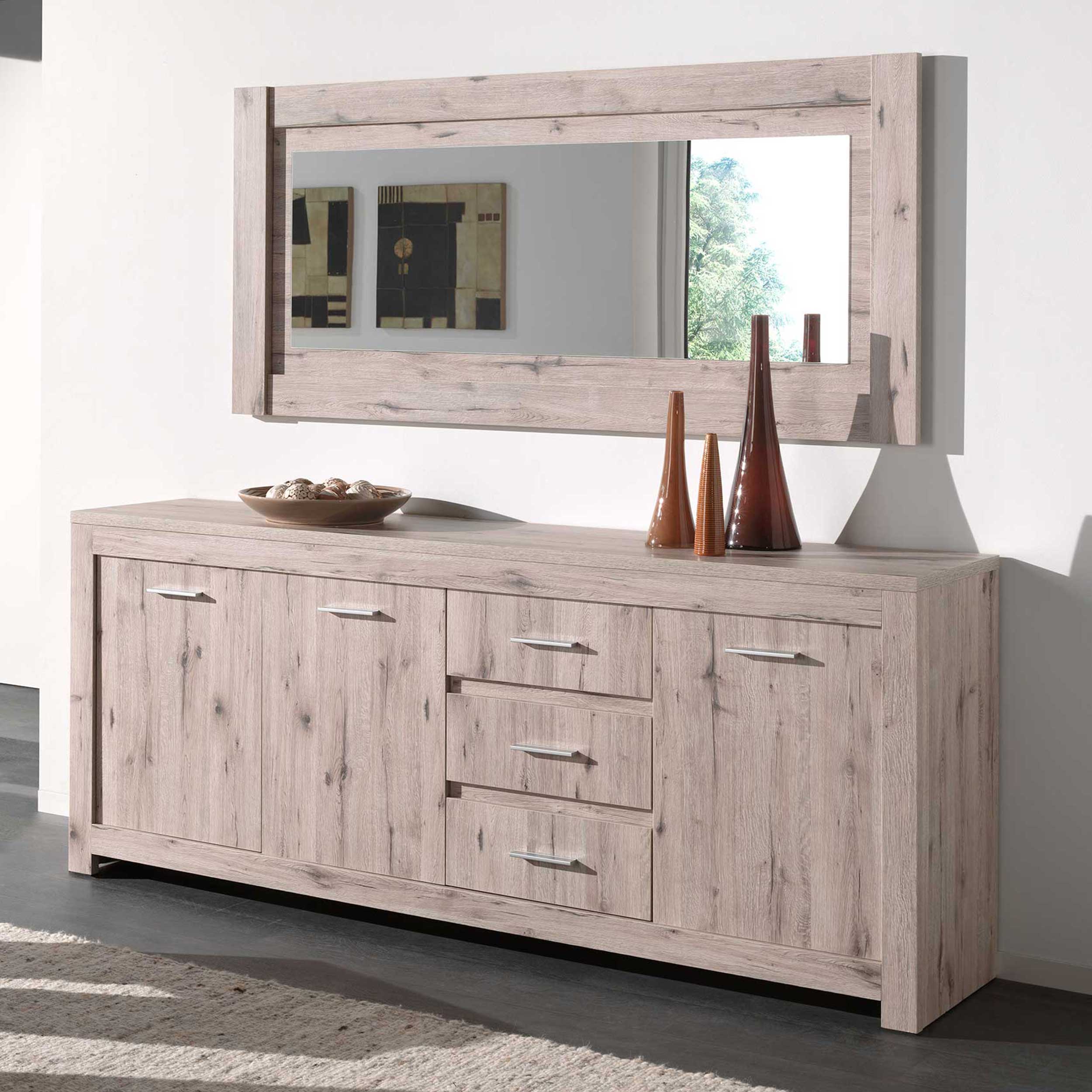 Miroir Poznan 180cm - décor en chêne - Image 2