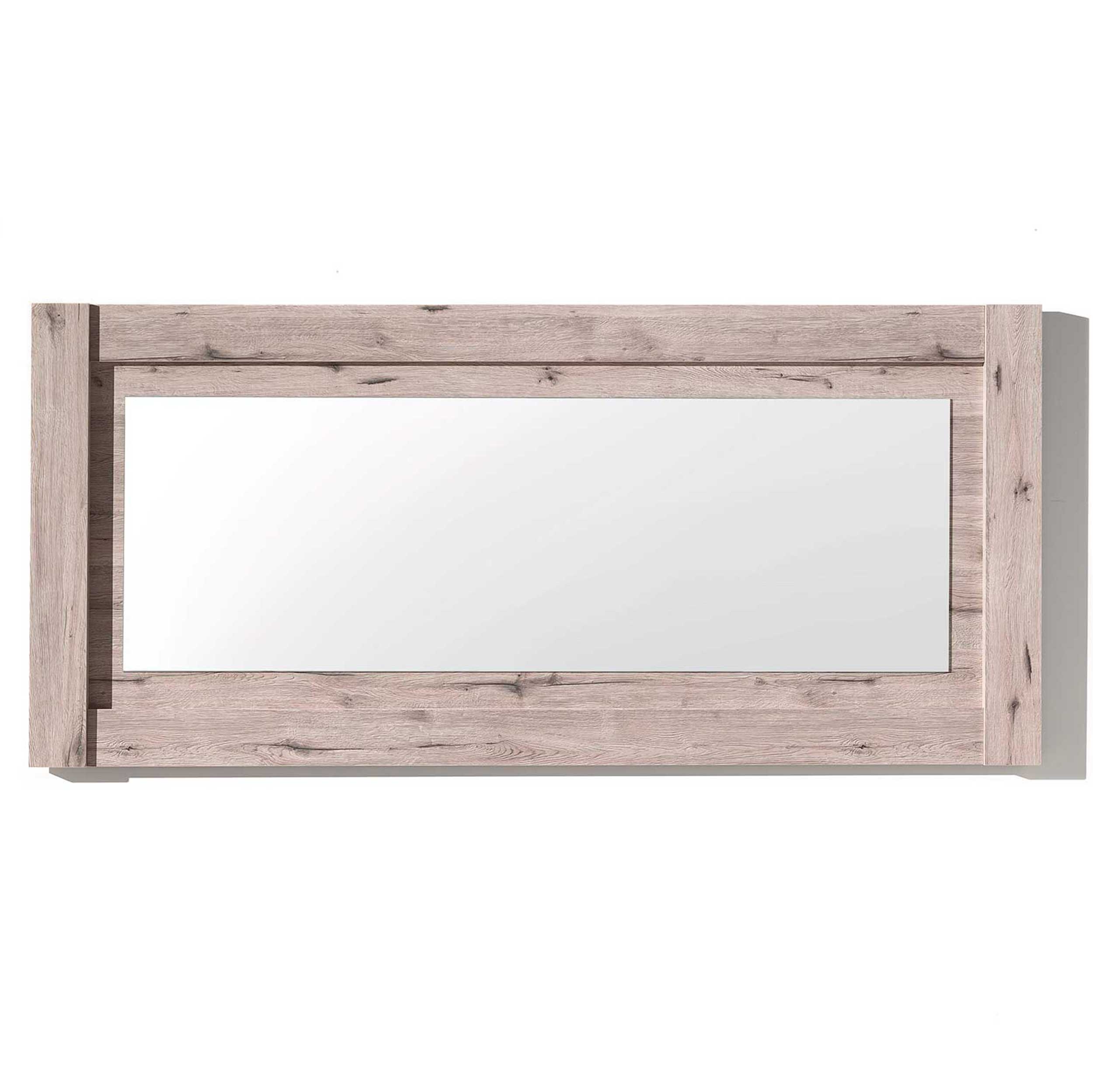 Miroir Poznan 180cm - décor en chêne