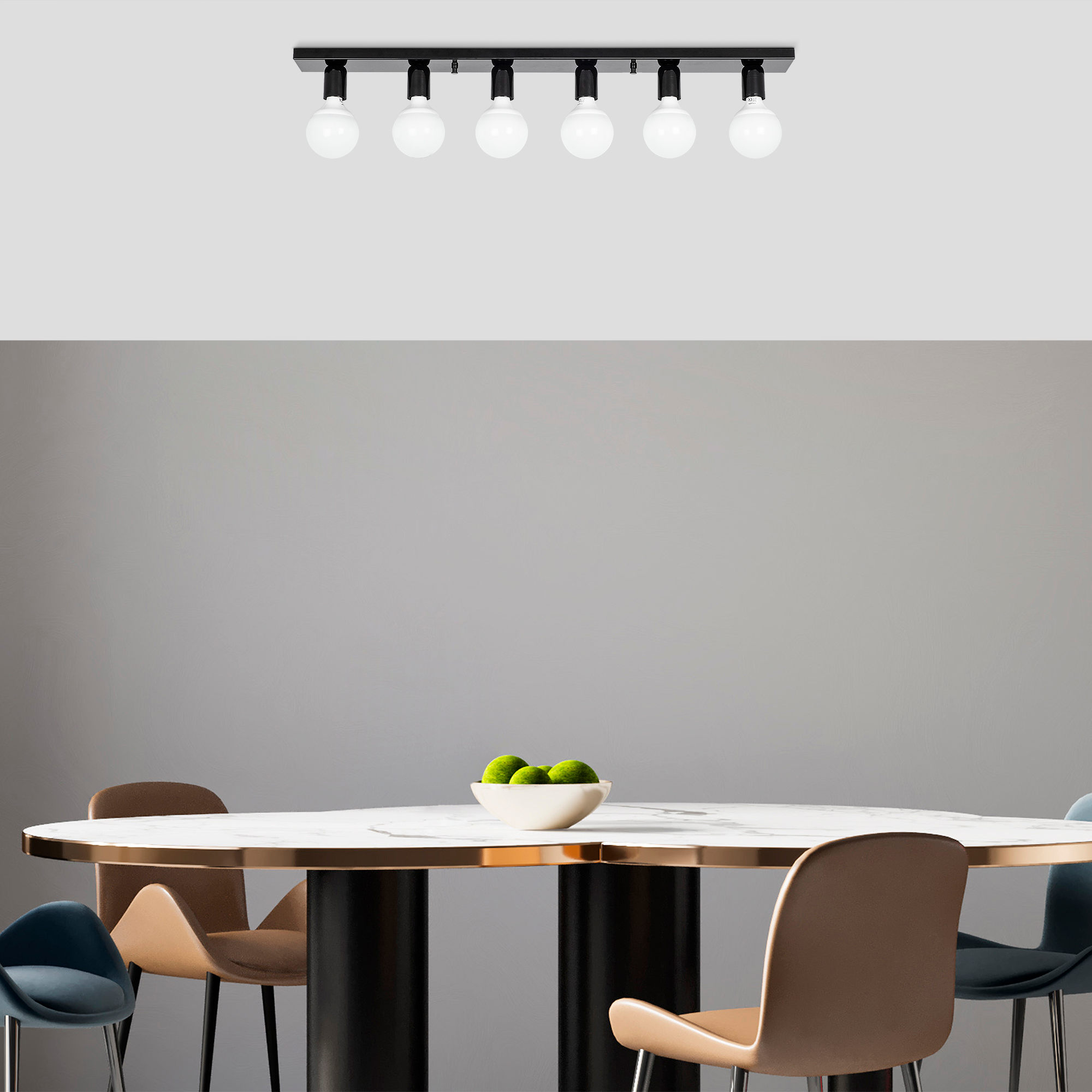 Mirro Lustre | CORPS EN MÉTAL | Noir, Blanc - Image 7