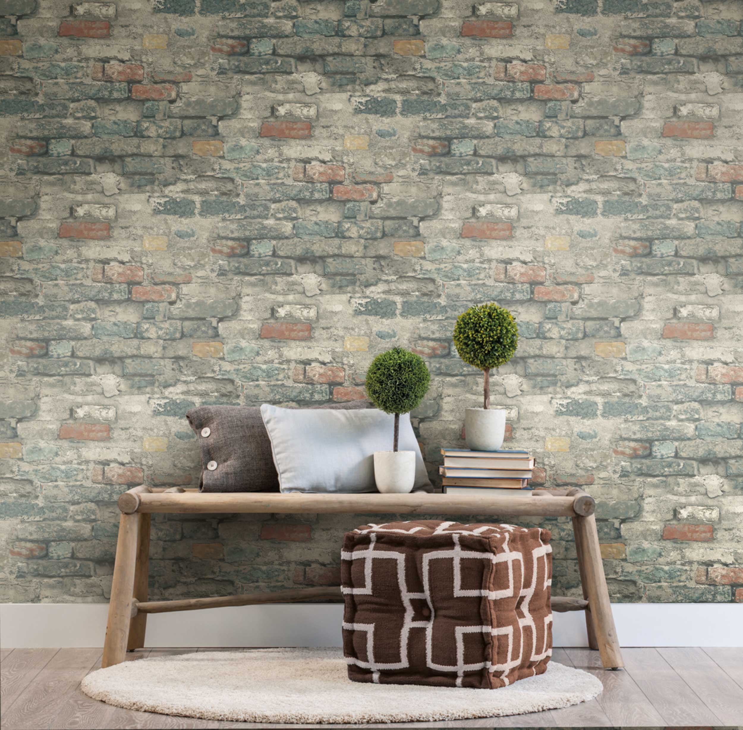 Papier peint adhésif Brick Alley