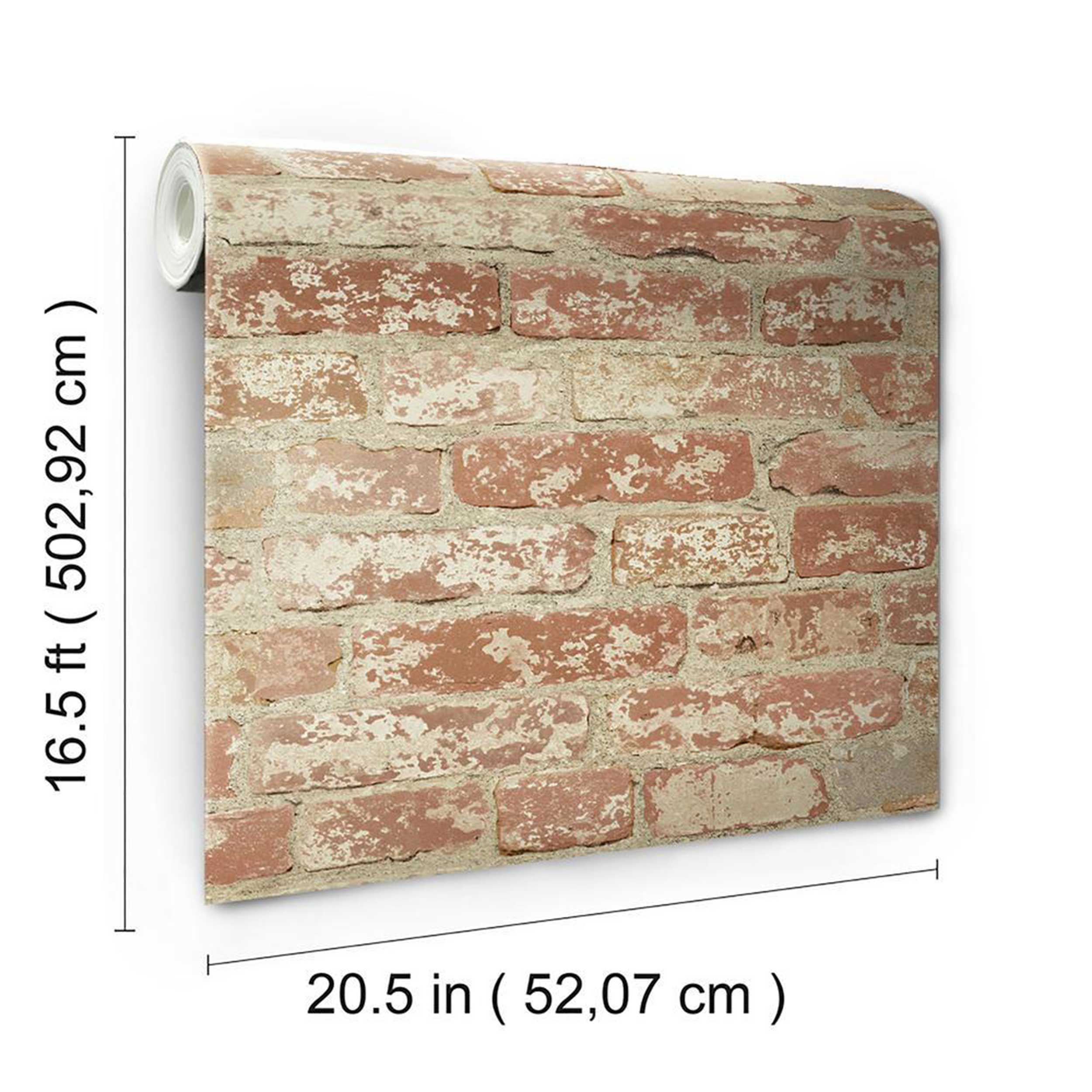 Papier peint adhésif Red Brick - Image 2