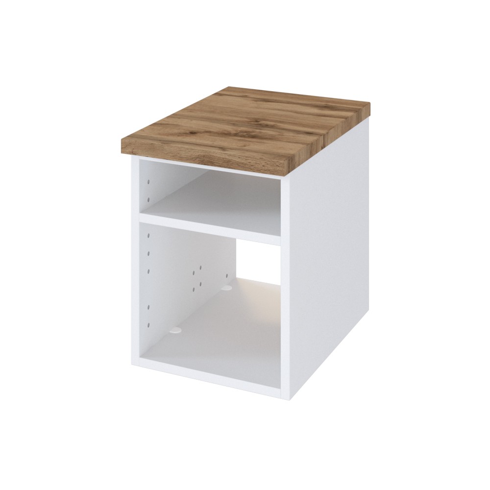 Placard mural Dasa 30cm avec 1 étagère - blanc - Image 2