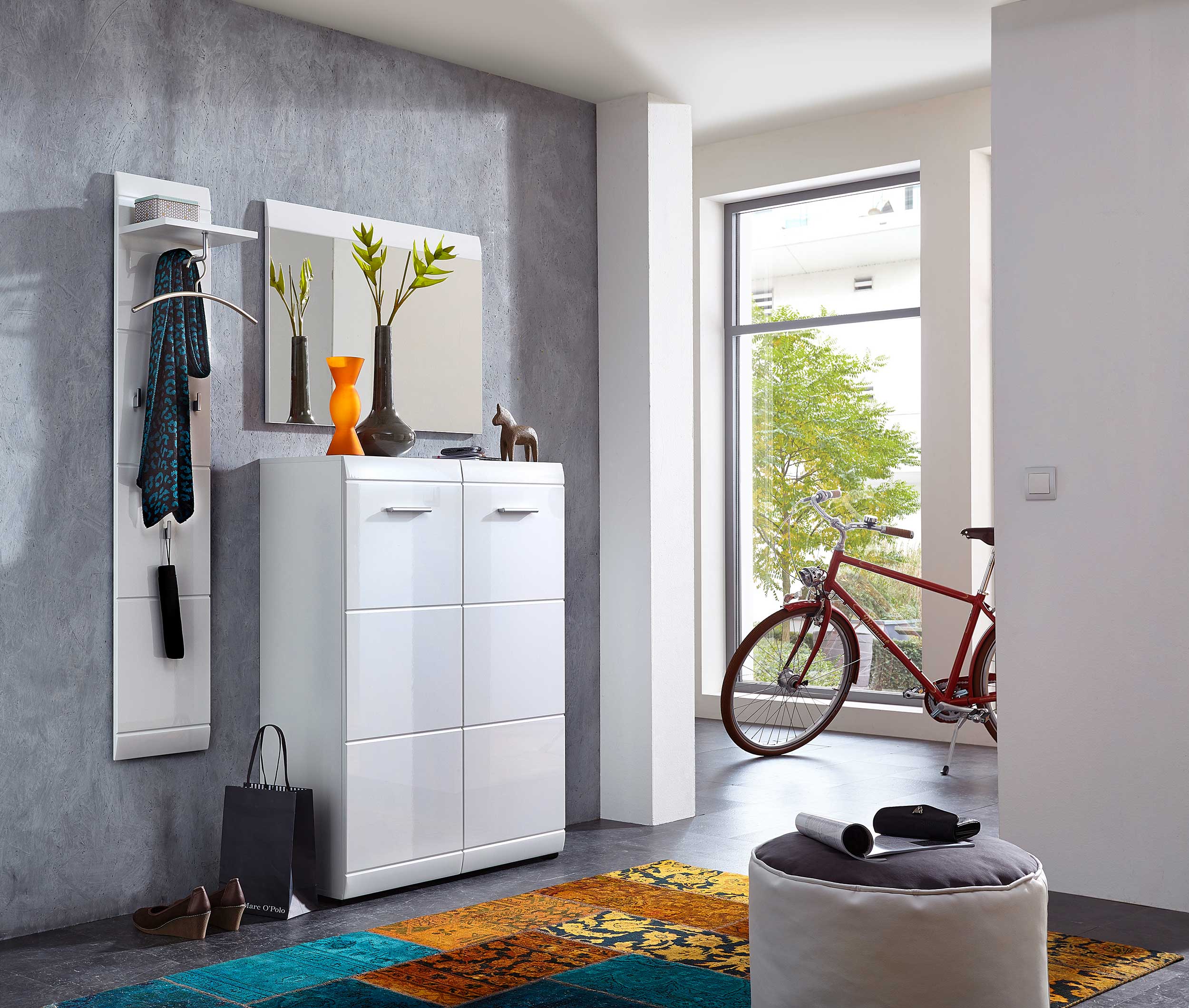 Portemanteau Allan H152 - blanc - Image 2