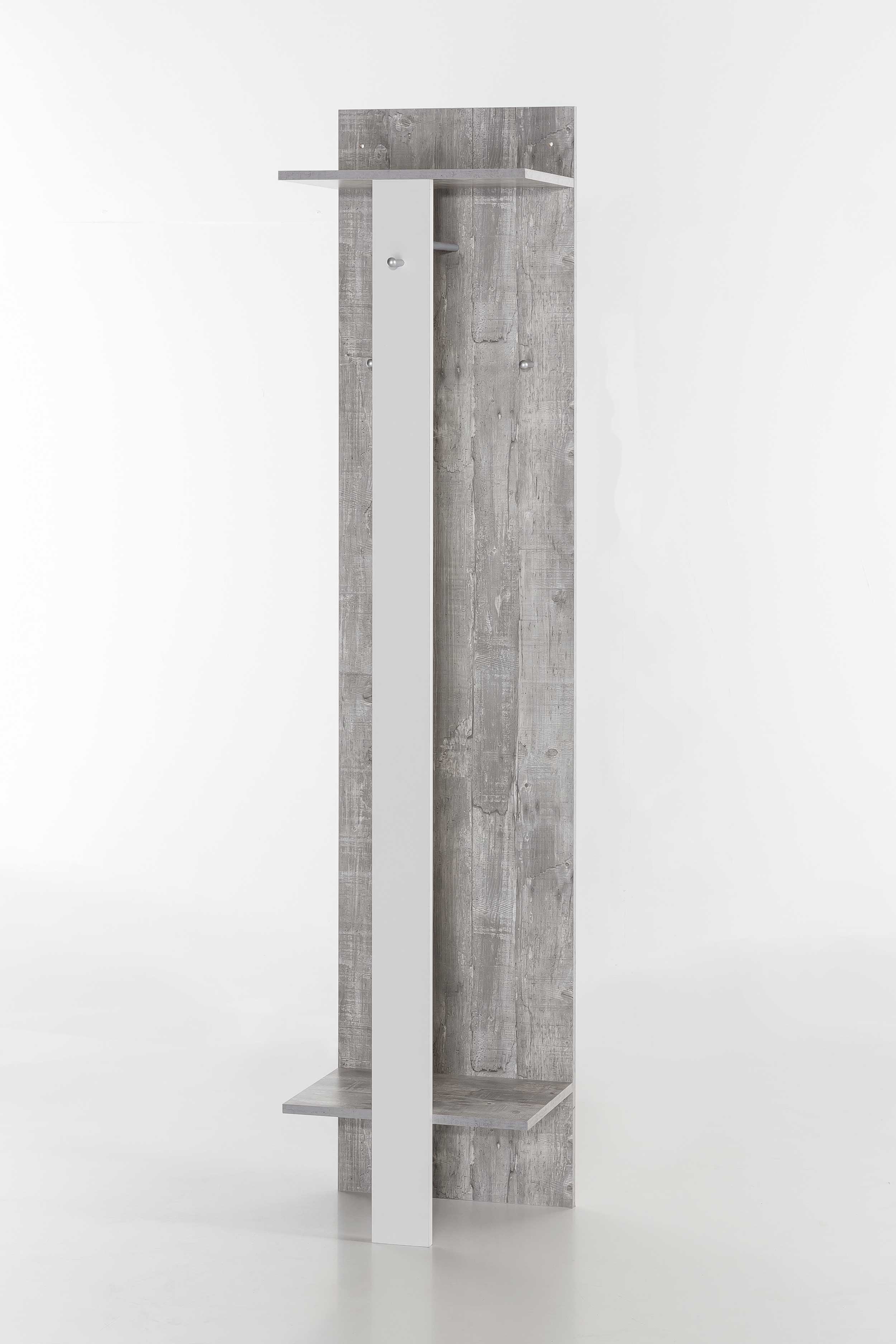 Portemanteau Lake - blanc/béton - Image 1