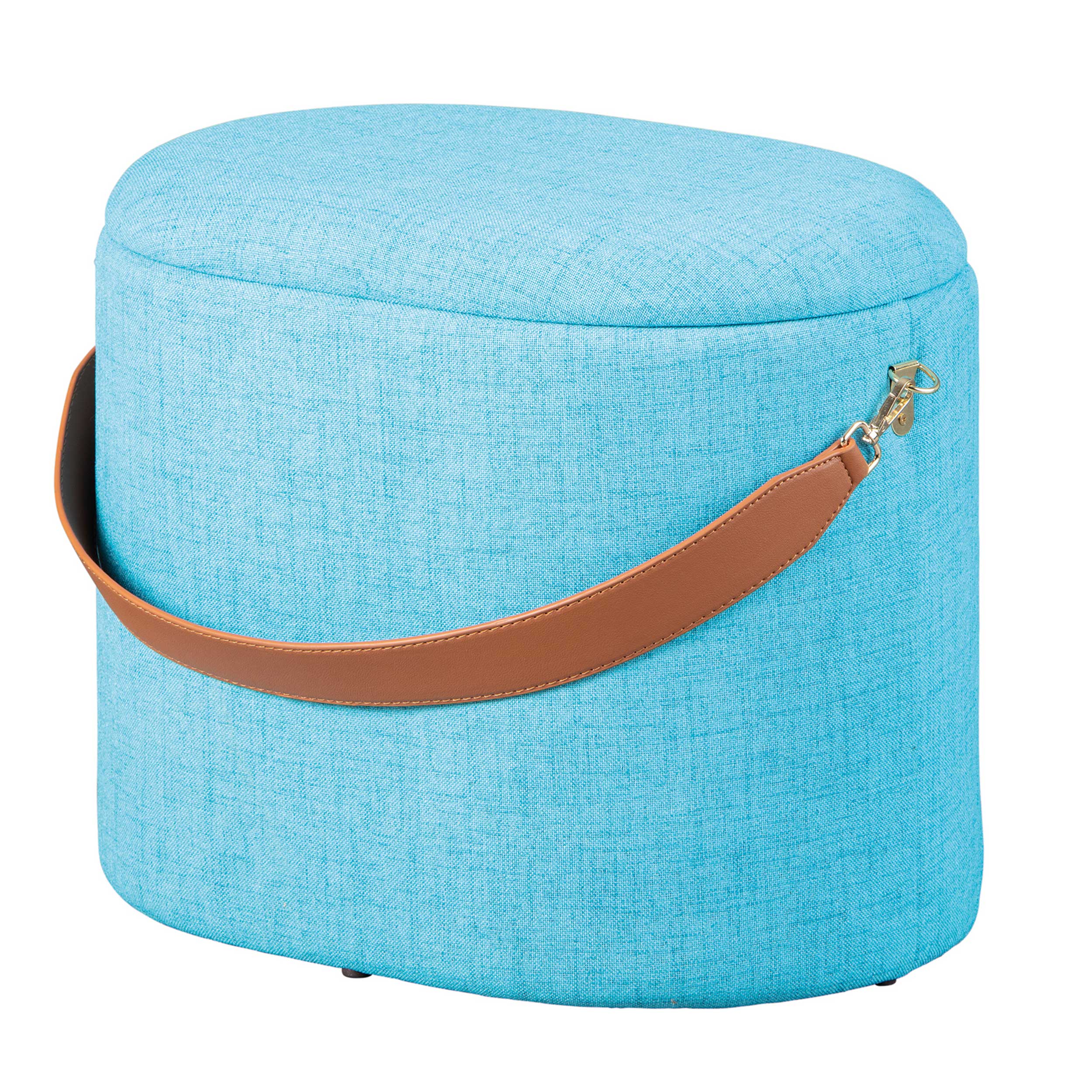 Pouf Dilia avec rangement - bleu - Image 9