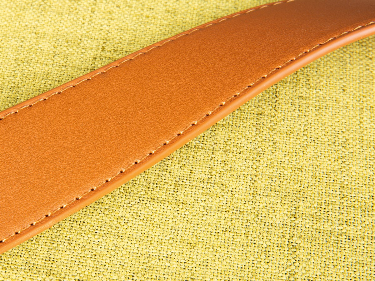 Pouf Dilia avec rangement - vert-jaune - Image 5