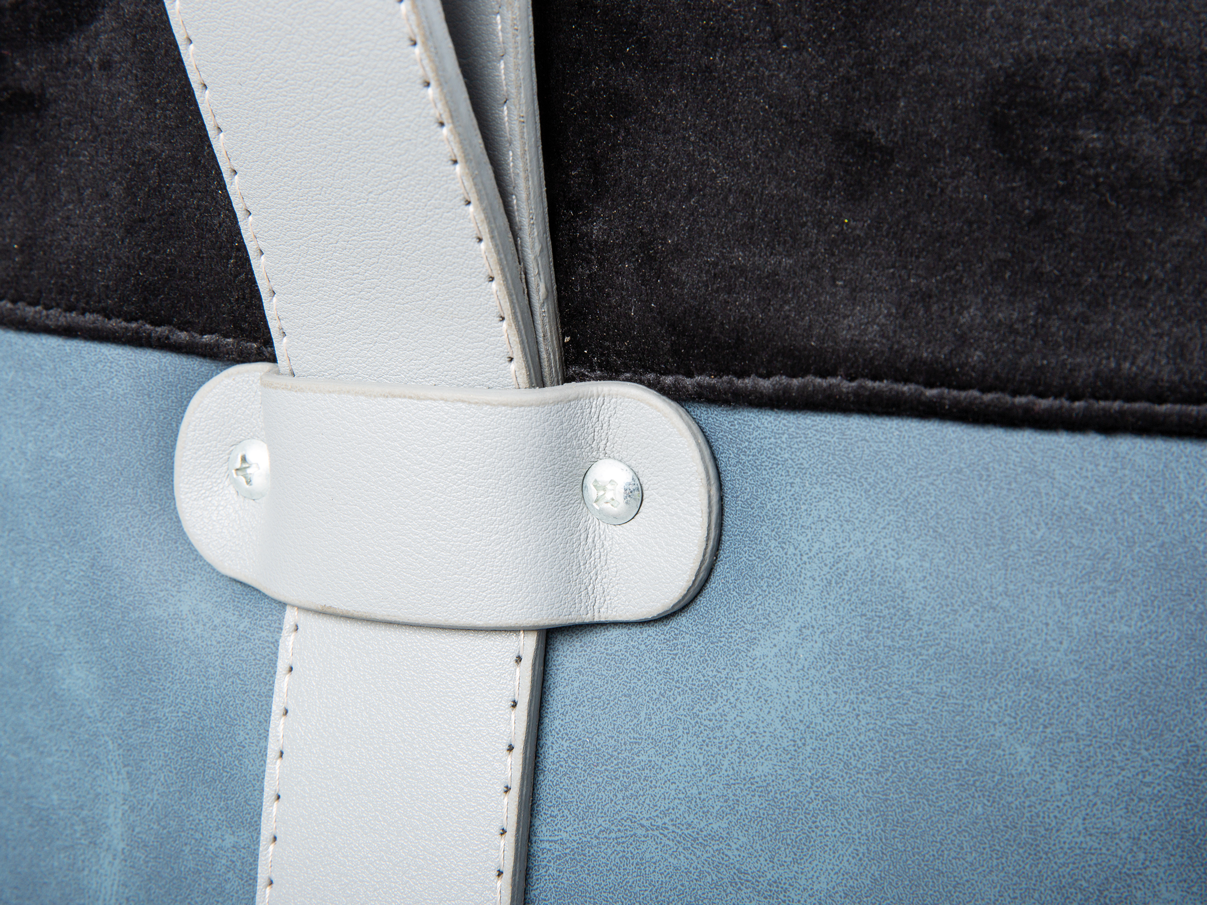 Pouf Osane velours - noir - Image 4