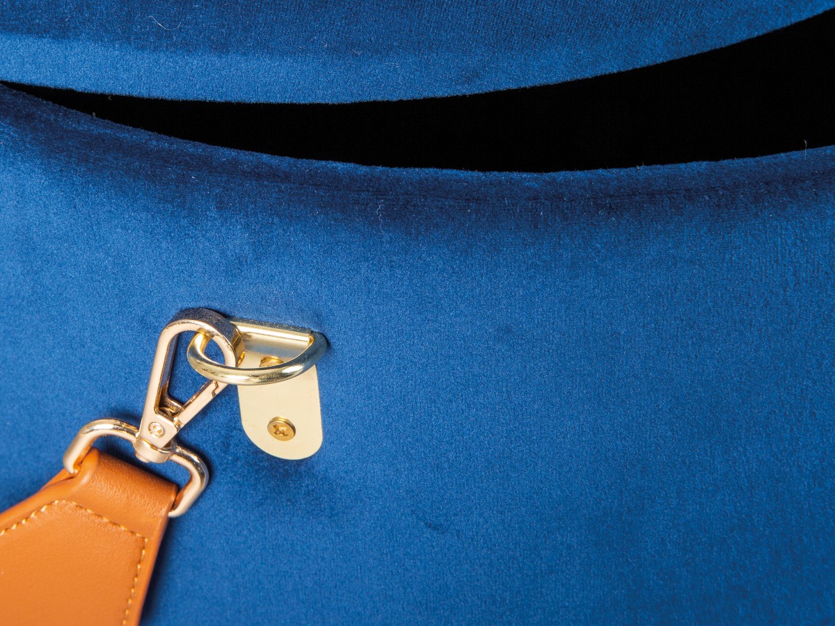 Pouf Papua avec couvercle - bleu - Image 2