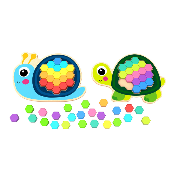 Puzzle mosaïque en bois