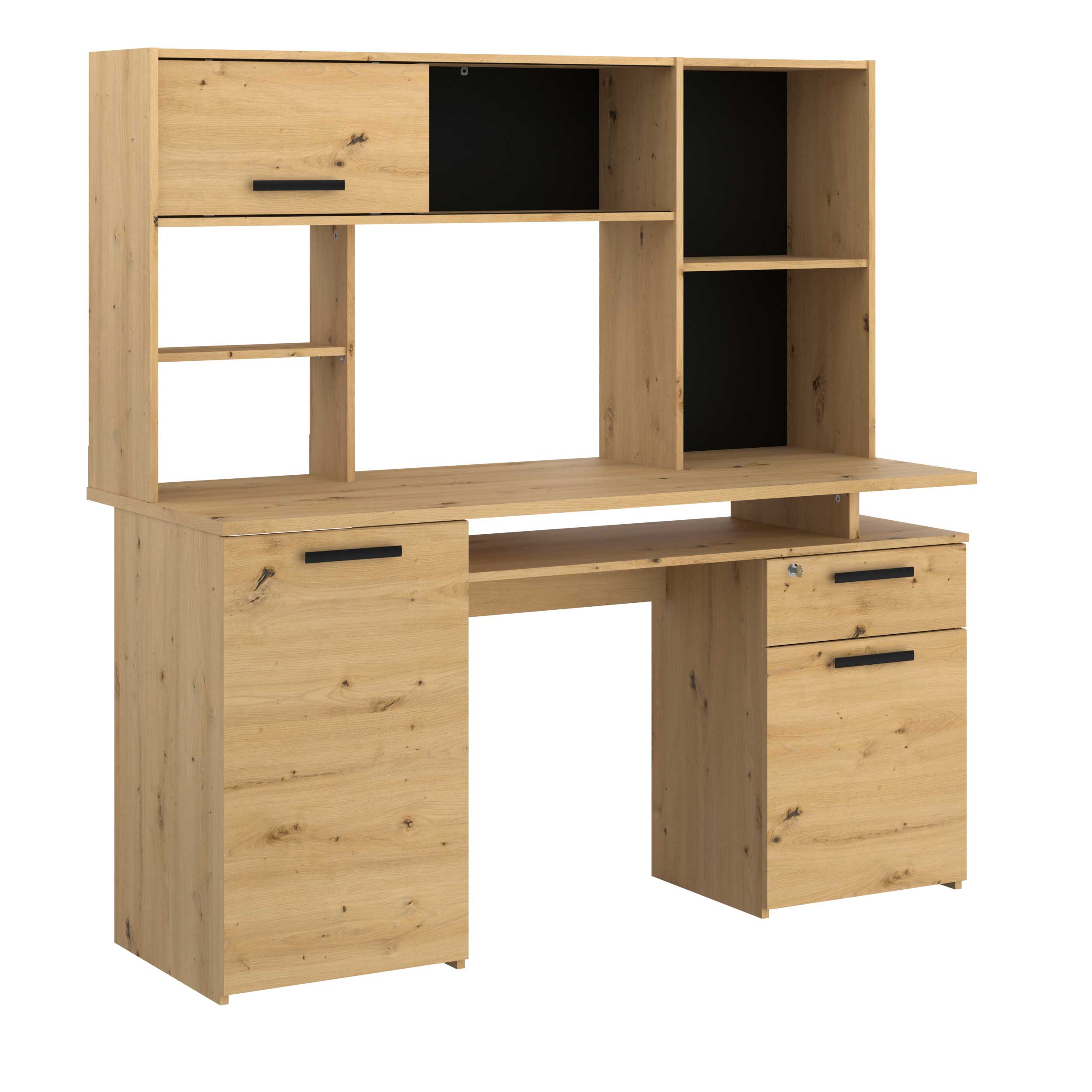 Réhausse bureau Ministre - chêne - Image 7