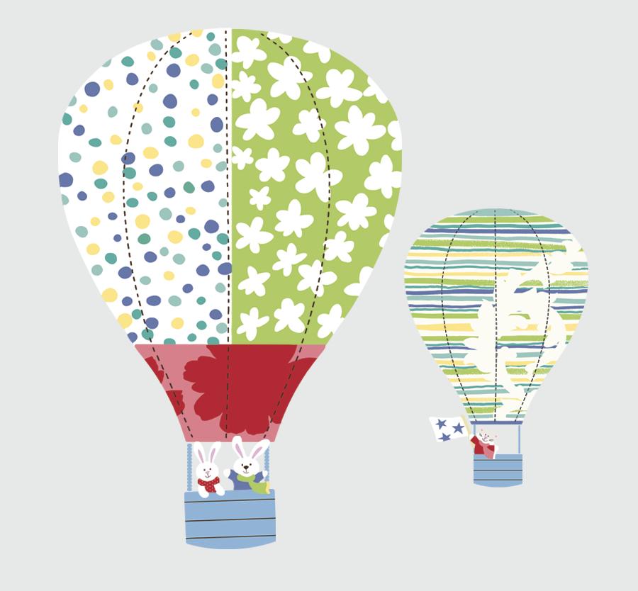 RoomMates stickers muraux - Montgolfières - Image 3