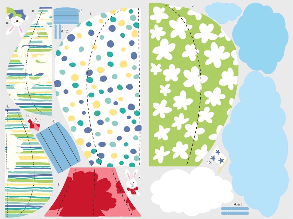 RoomMates stickers muraux - Montgolfières - Image 4