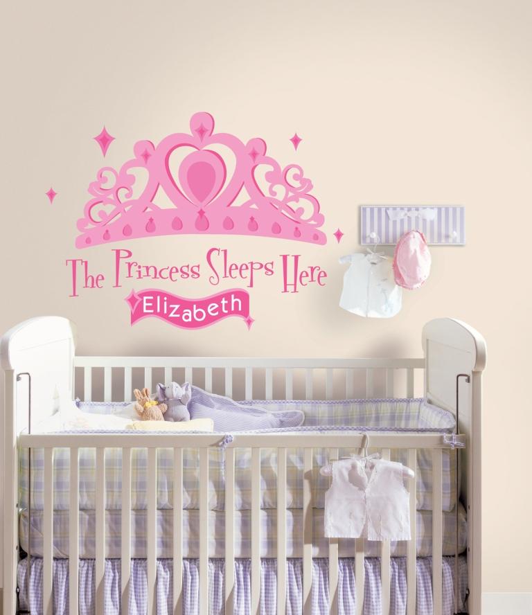 RoomMates stickers muraux - Princess sleeps here