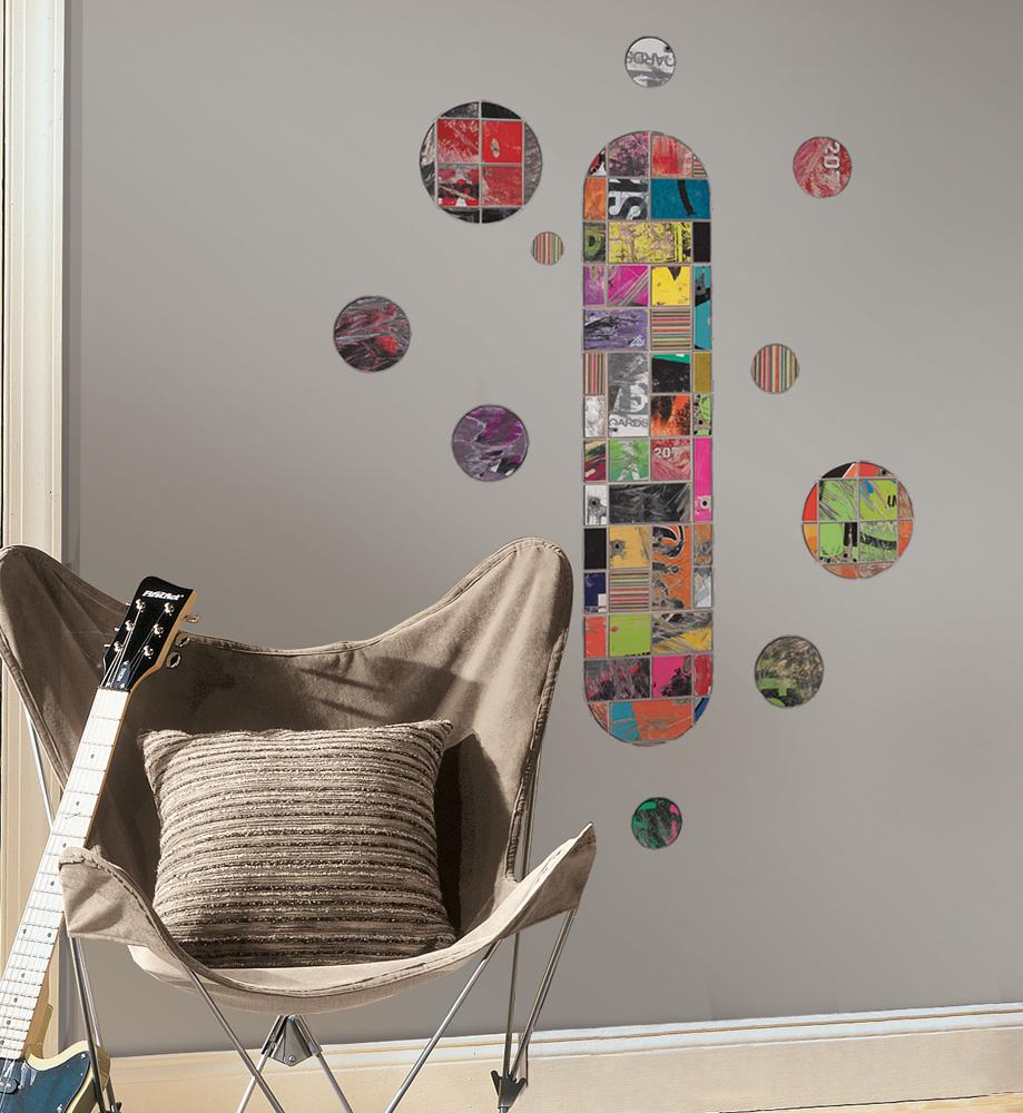 RoomMates stickers muraux - Skate