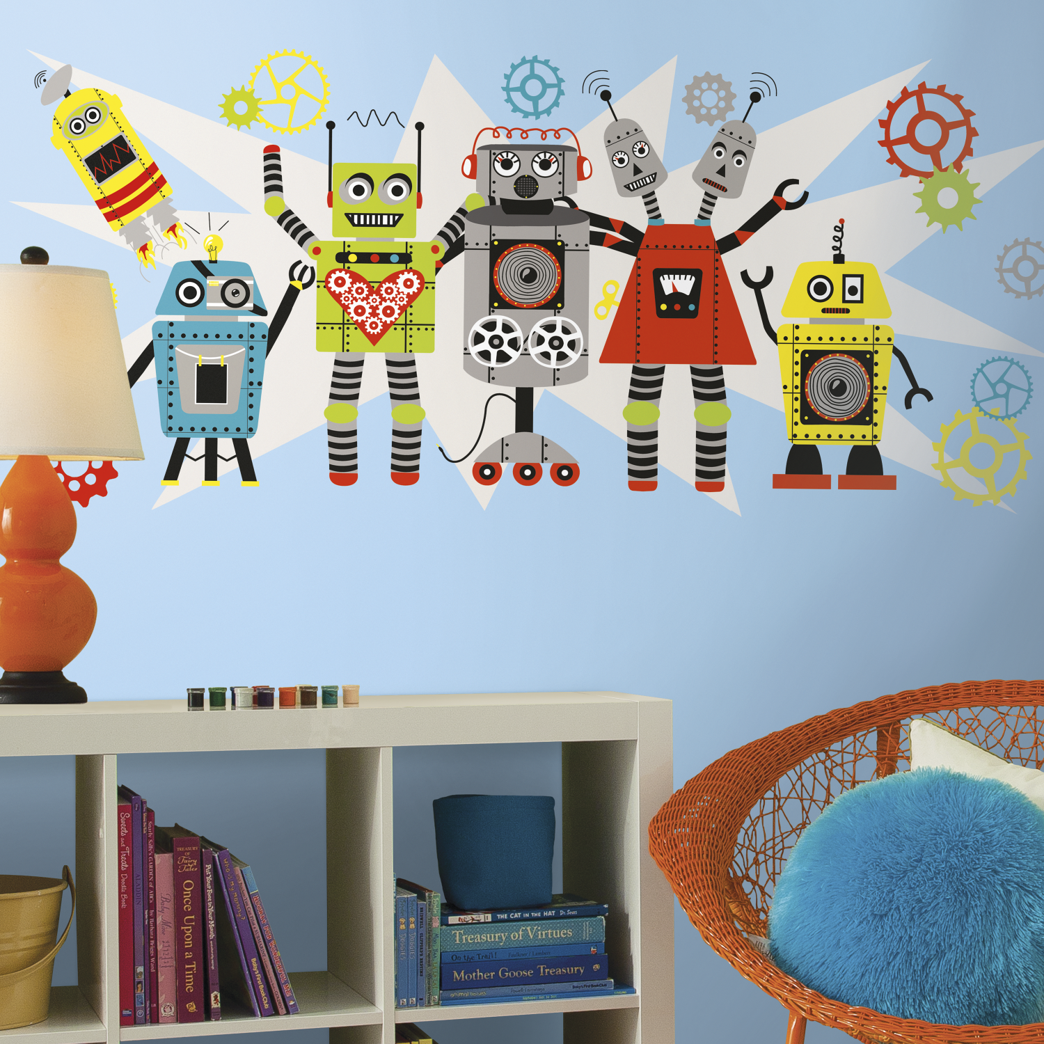 RoomMates stickers muraux - Waverly Robots