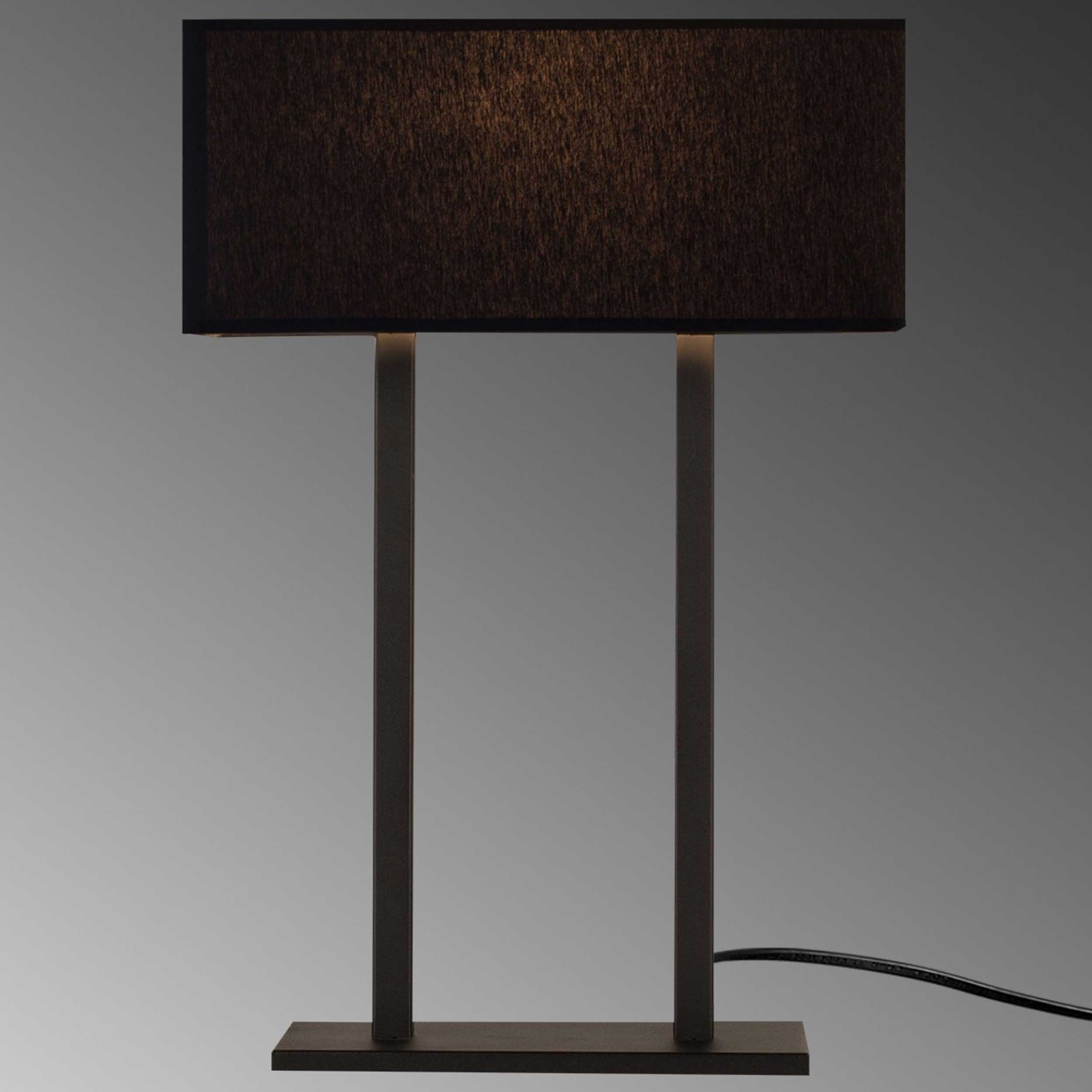 Salihini Lampe de table | CORPS EN MÉTAL | Noir - Image 5