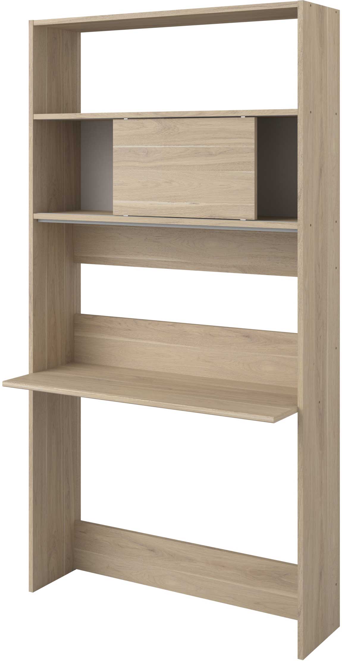 Secretaire Fina 105 cm - chêne - Image 3