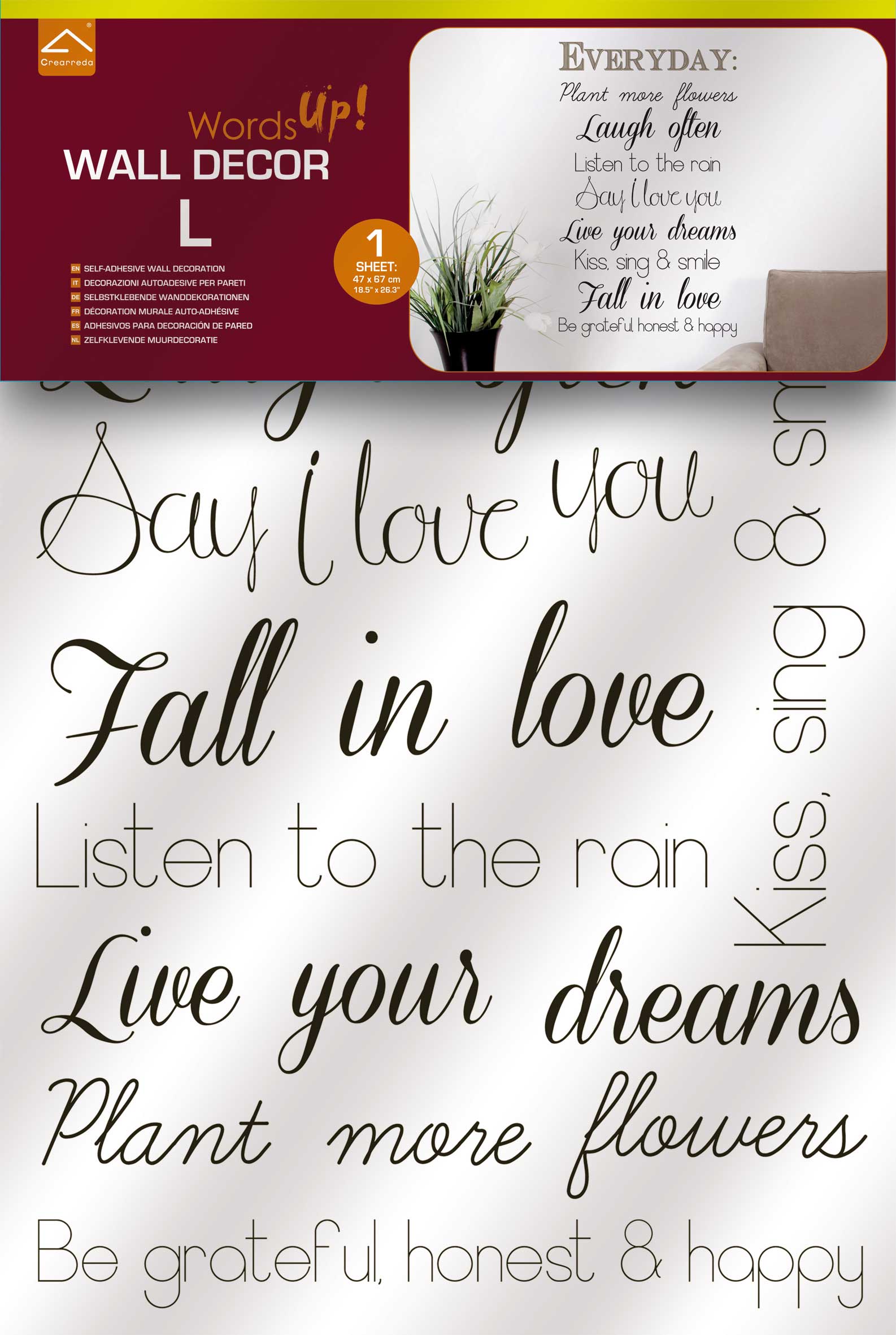 Sticker mural Everyday - Image 3