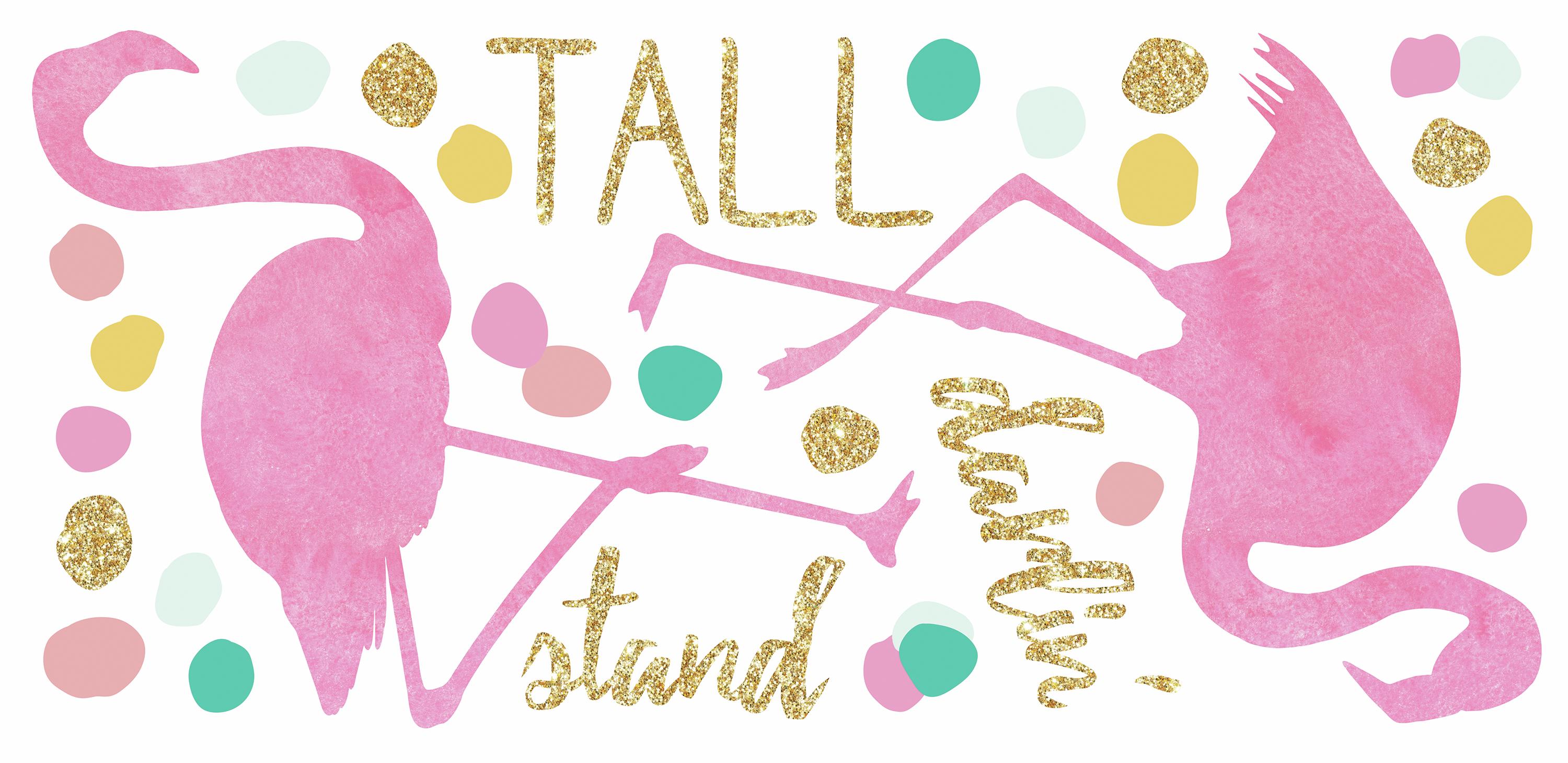 Sticker mural Flamingo Stand Tall - Image 4