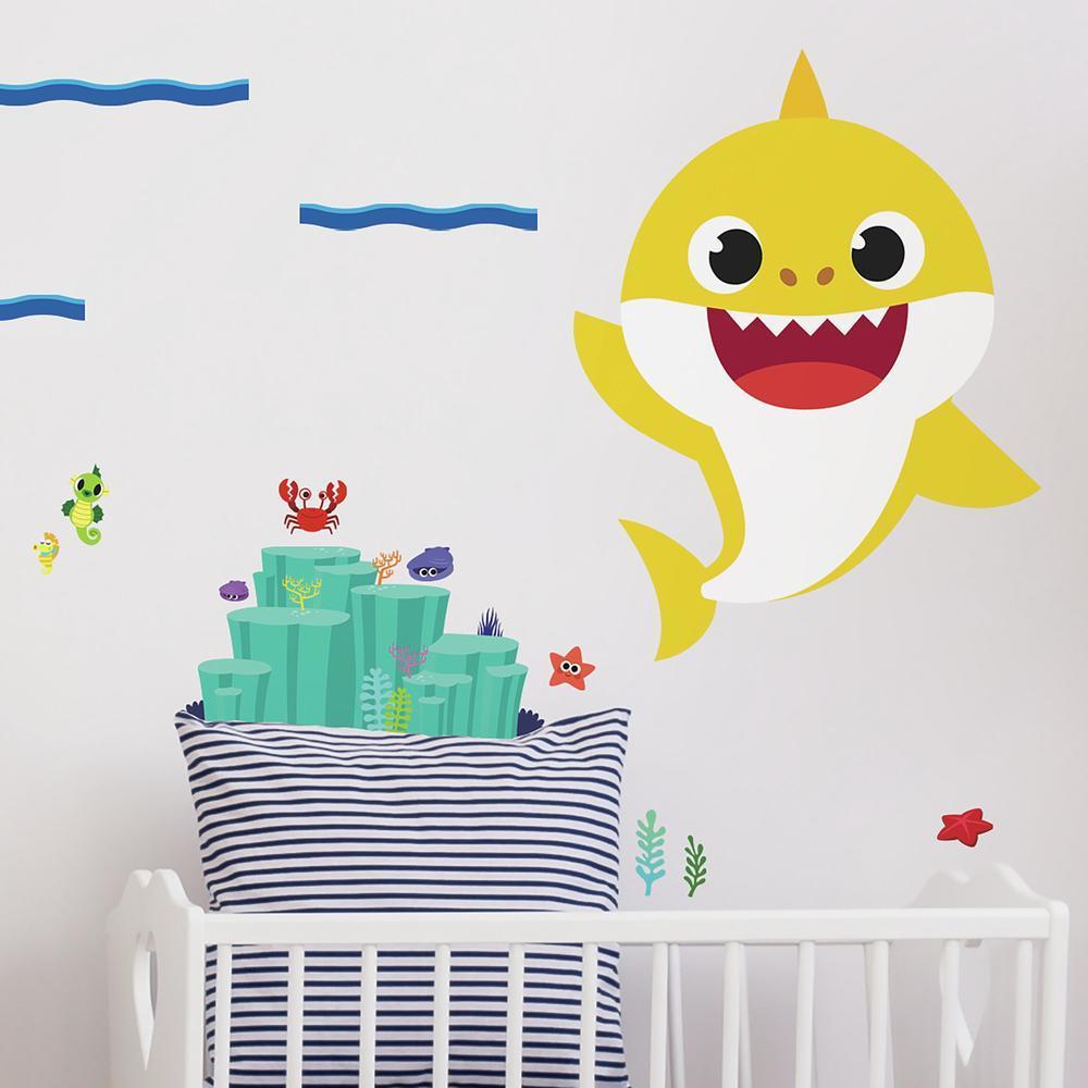 Sticker mural XL Baby Shark