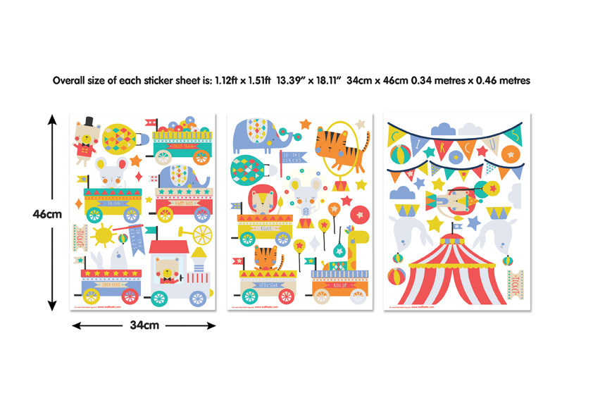 Stickers muraux Cirque - Image 3