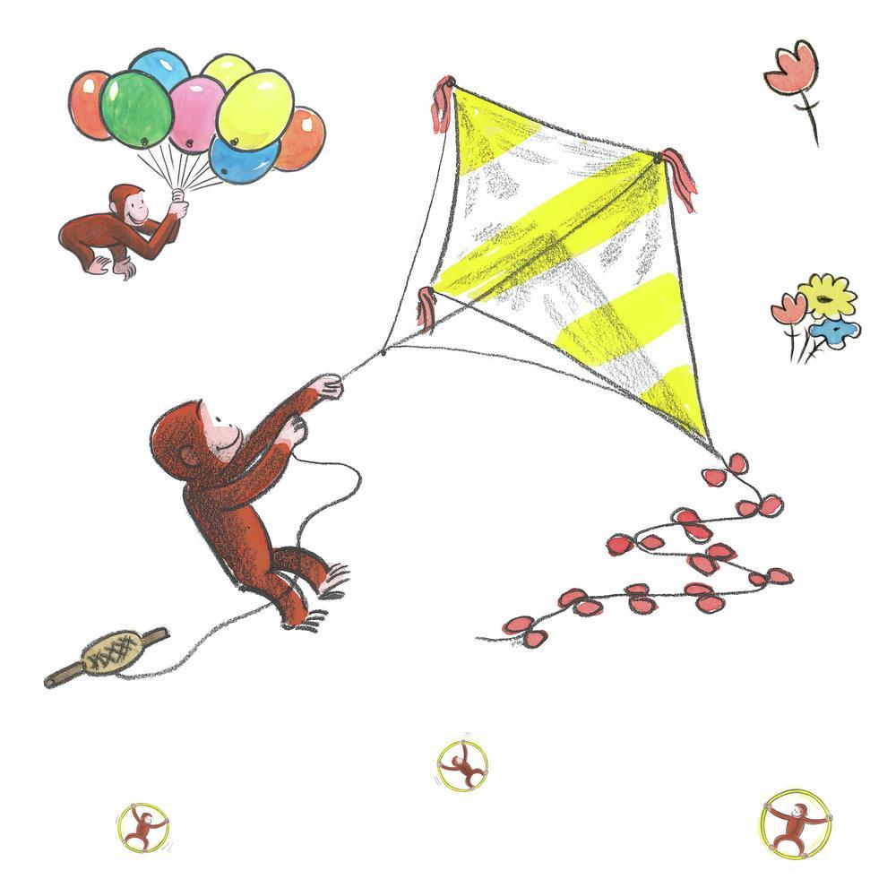 Stickers muraux George le singe Kite - Image 2