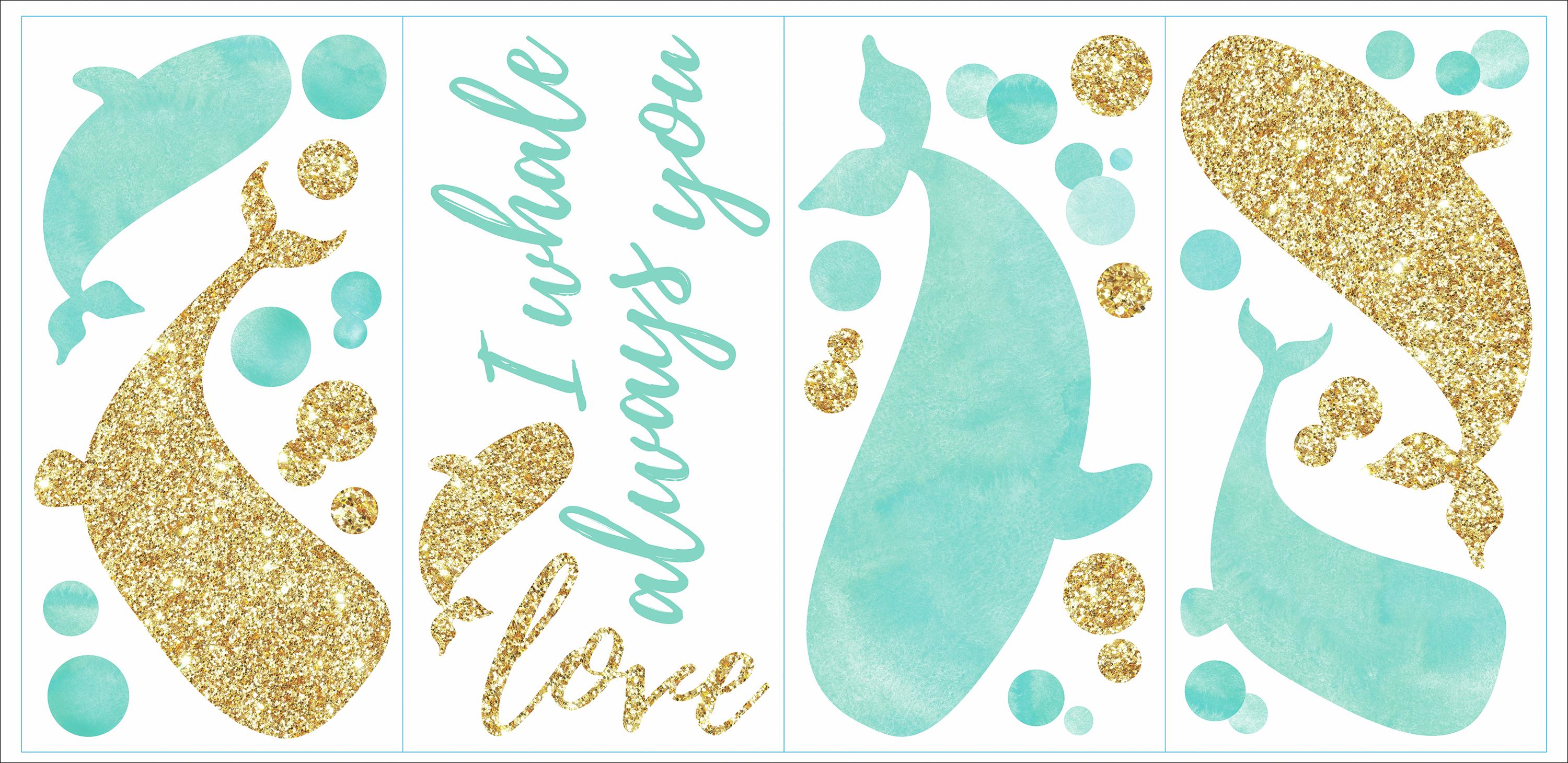 Stickers muraux I Whale always love you - Image 4