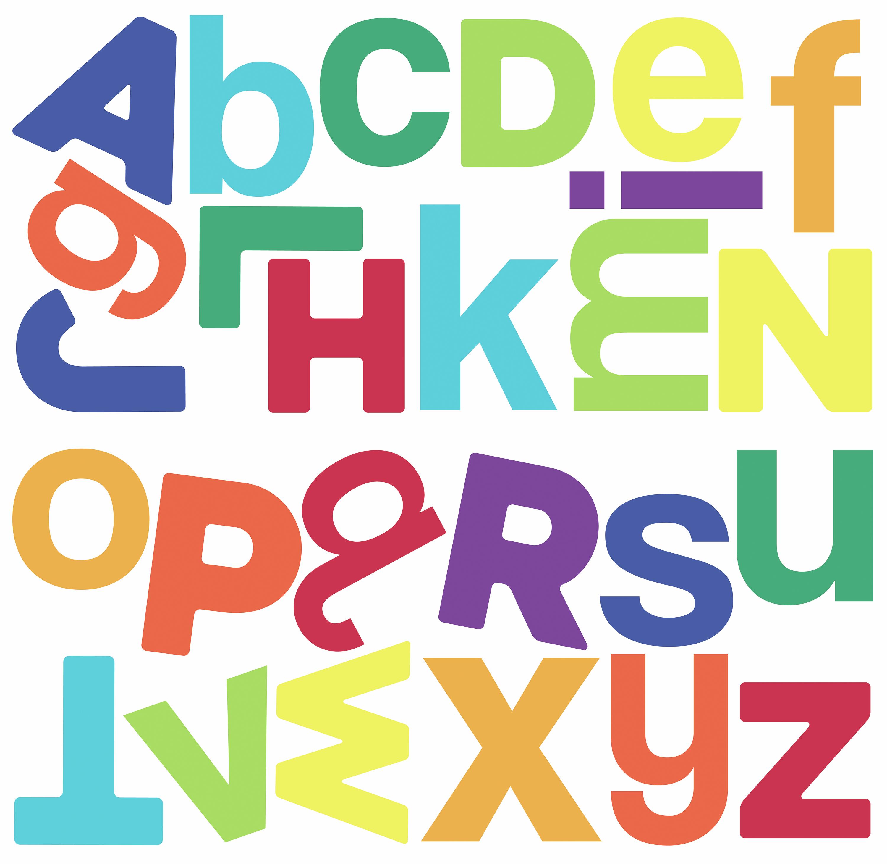 Stickers muraux Multicoloured Alphabet - Image 3