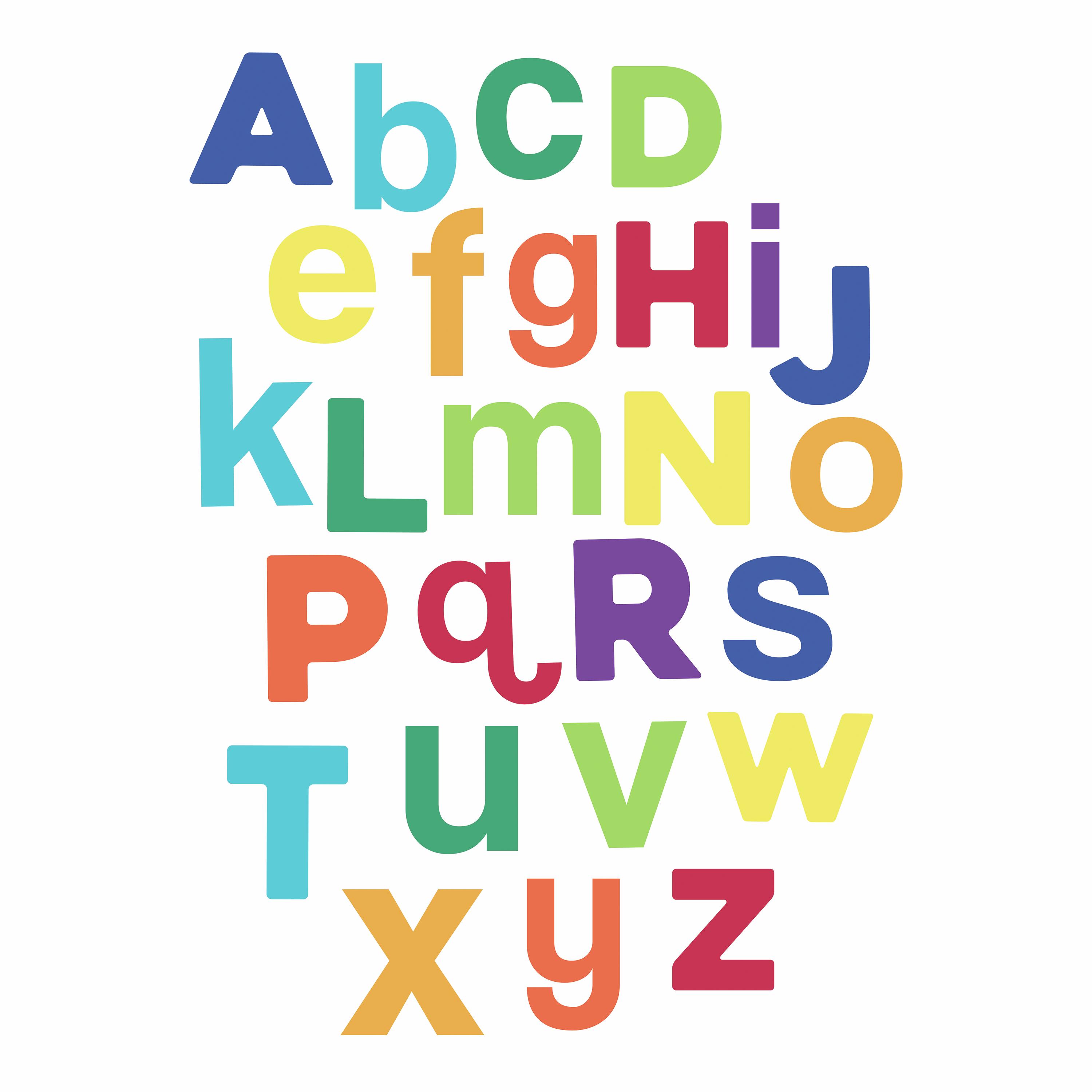 Stickers muraux Multicoloured Alphabet - Image 4