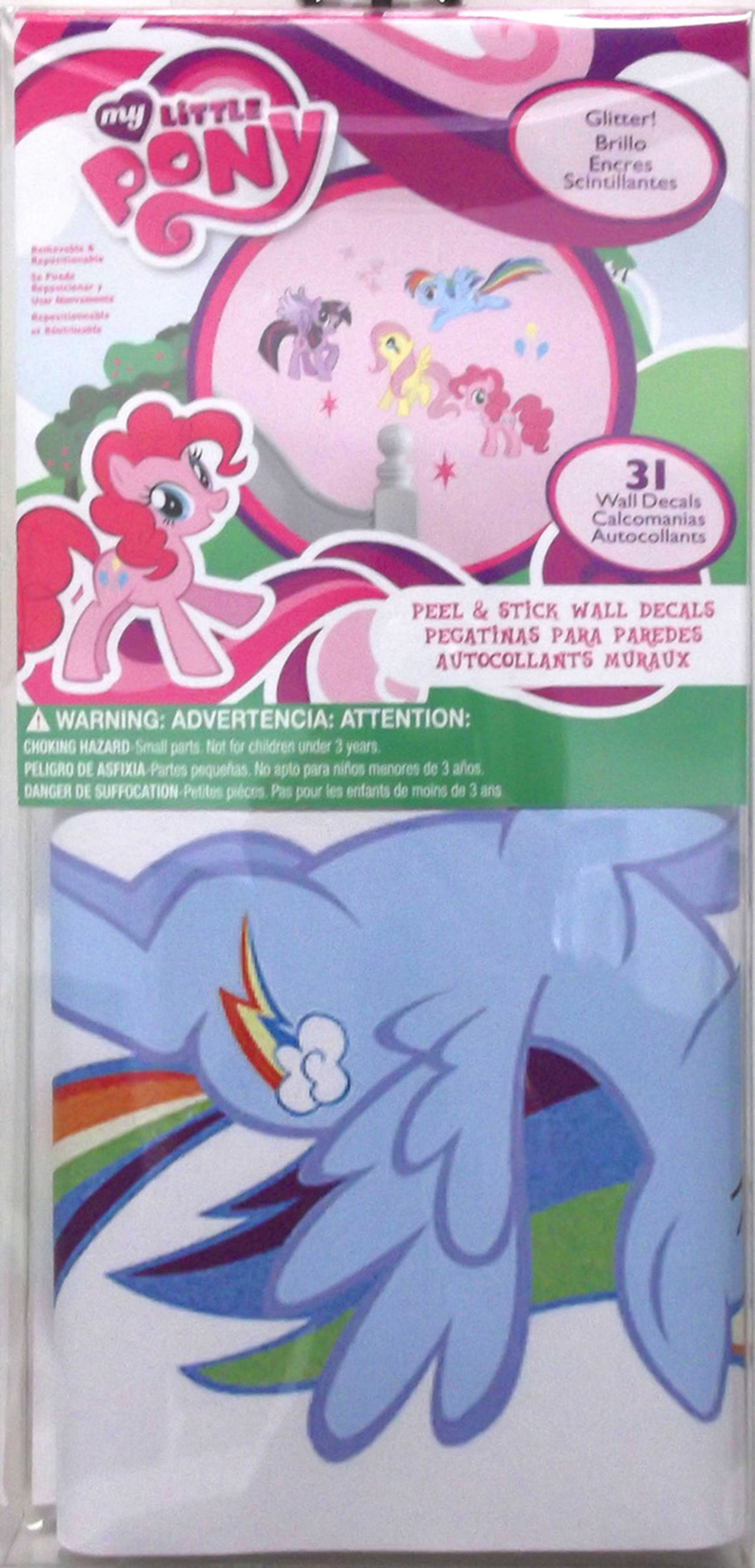 Stickers muraux My Little Pony - avec paillettes - Image 2