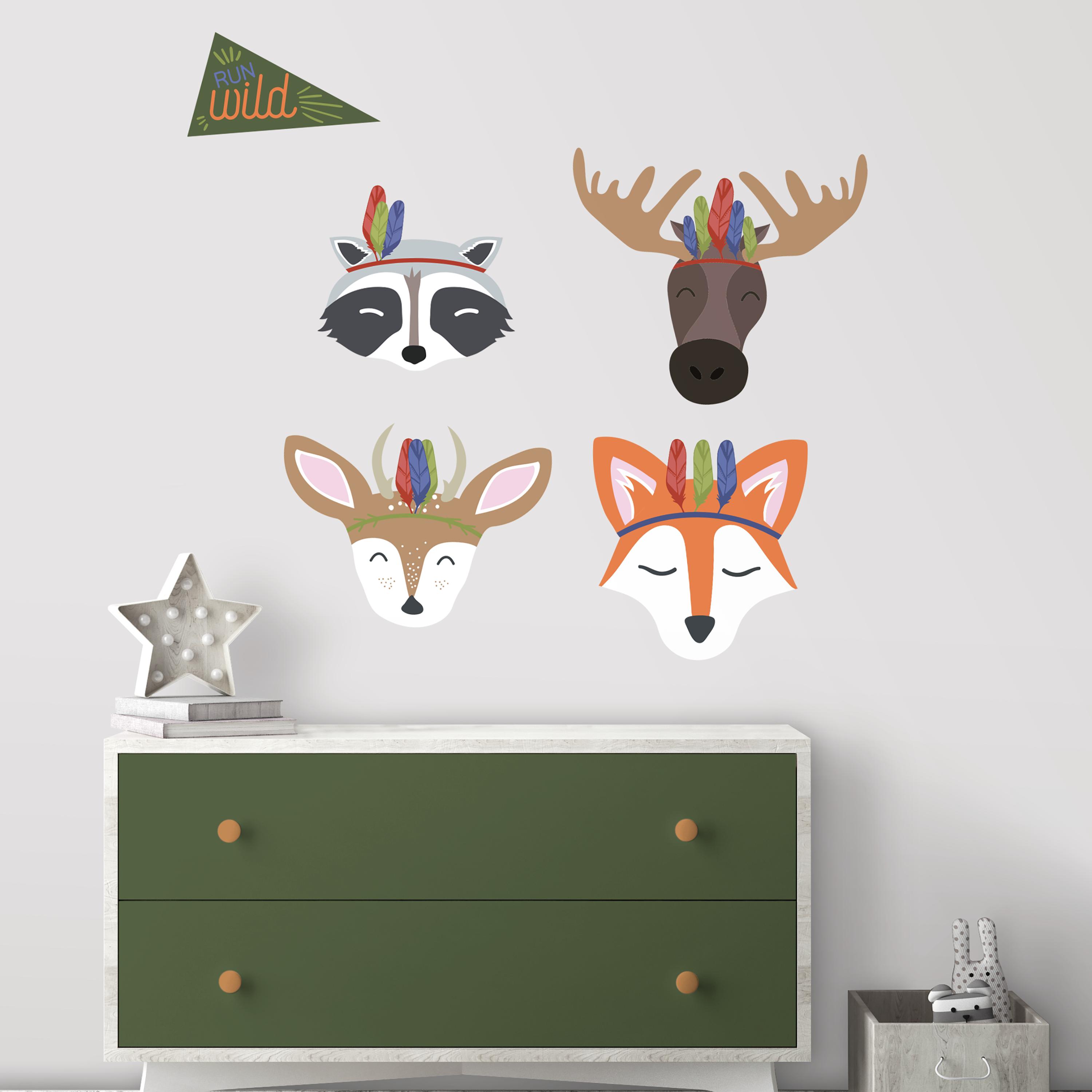 Stickers muraux Sleepy Woodland Animals