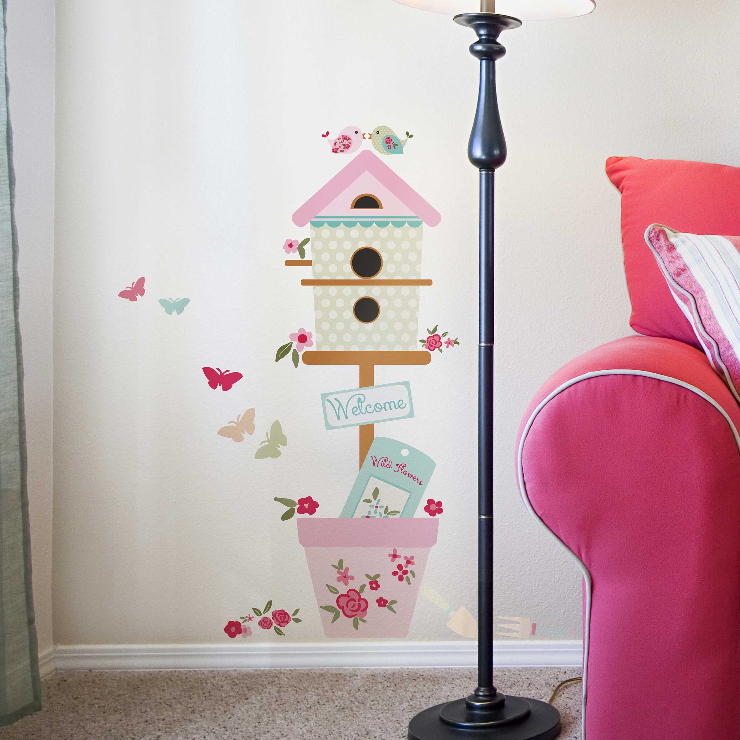 Stickers muraux Welcome - Large