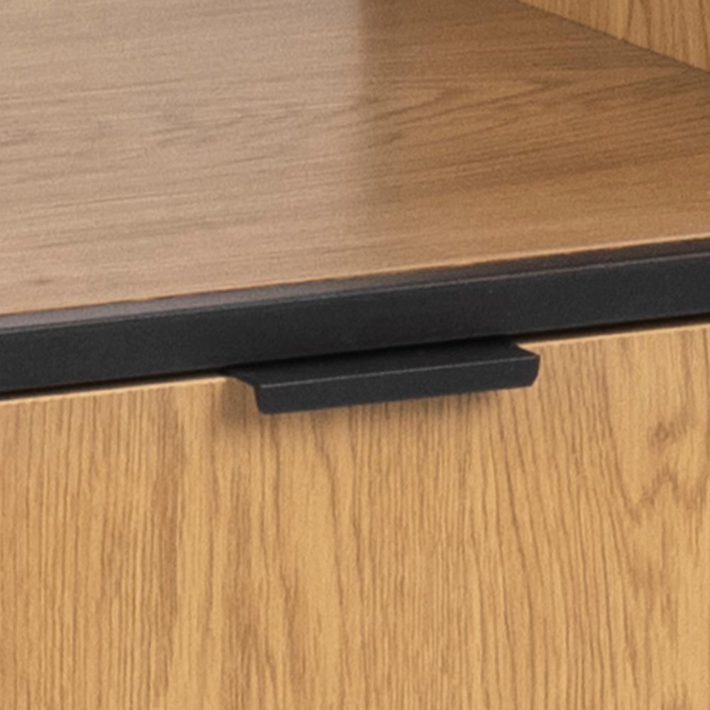 Support mural Swindon 183 cm 4 étagères - chêne/noir - Image 4