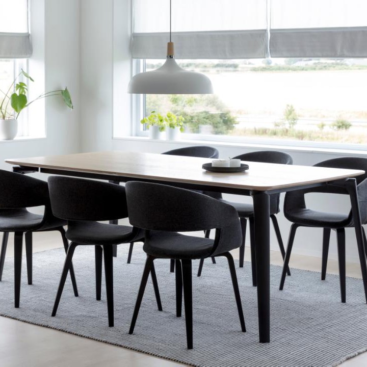 Table à manger Cecile 200x100 - beige uni