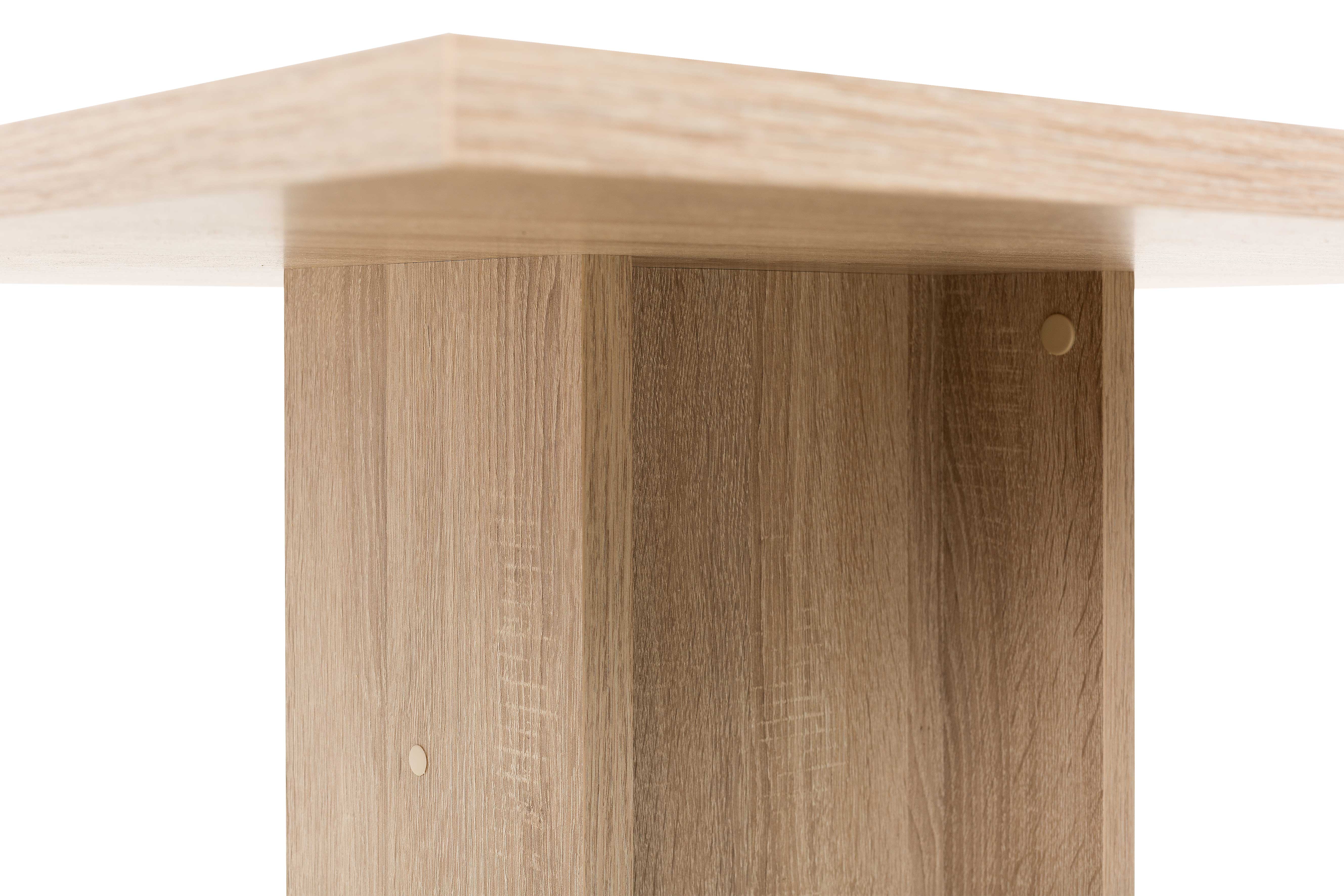 Table à manger Christina 80cm - décor en chêne - Image 4