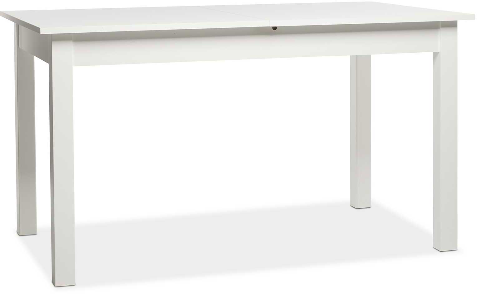 Table à manger extensible Coburg 137/177 - blanc - Image 2