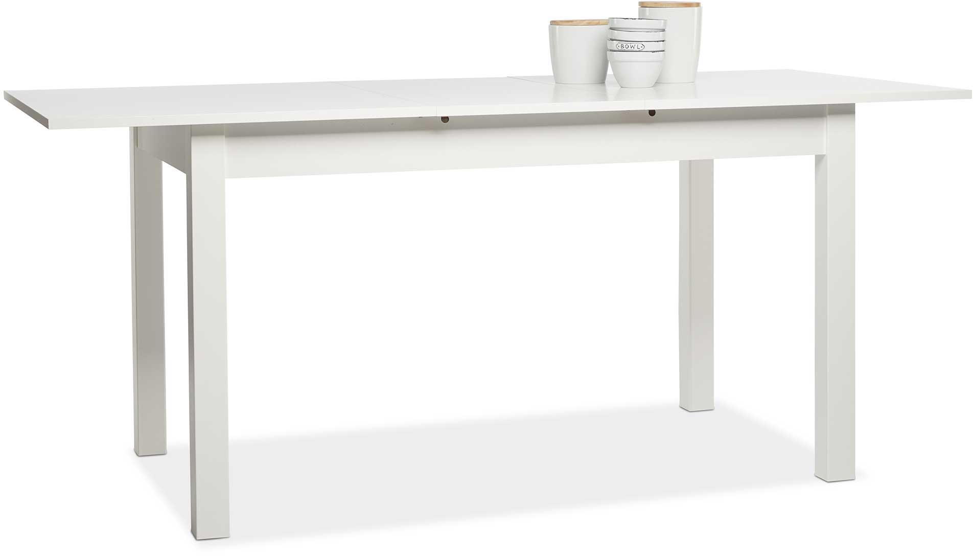 Table à manger extensible Coburg 137/177 - blanc - Image 3