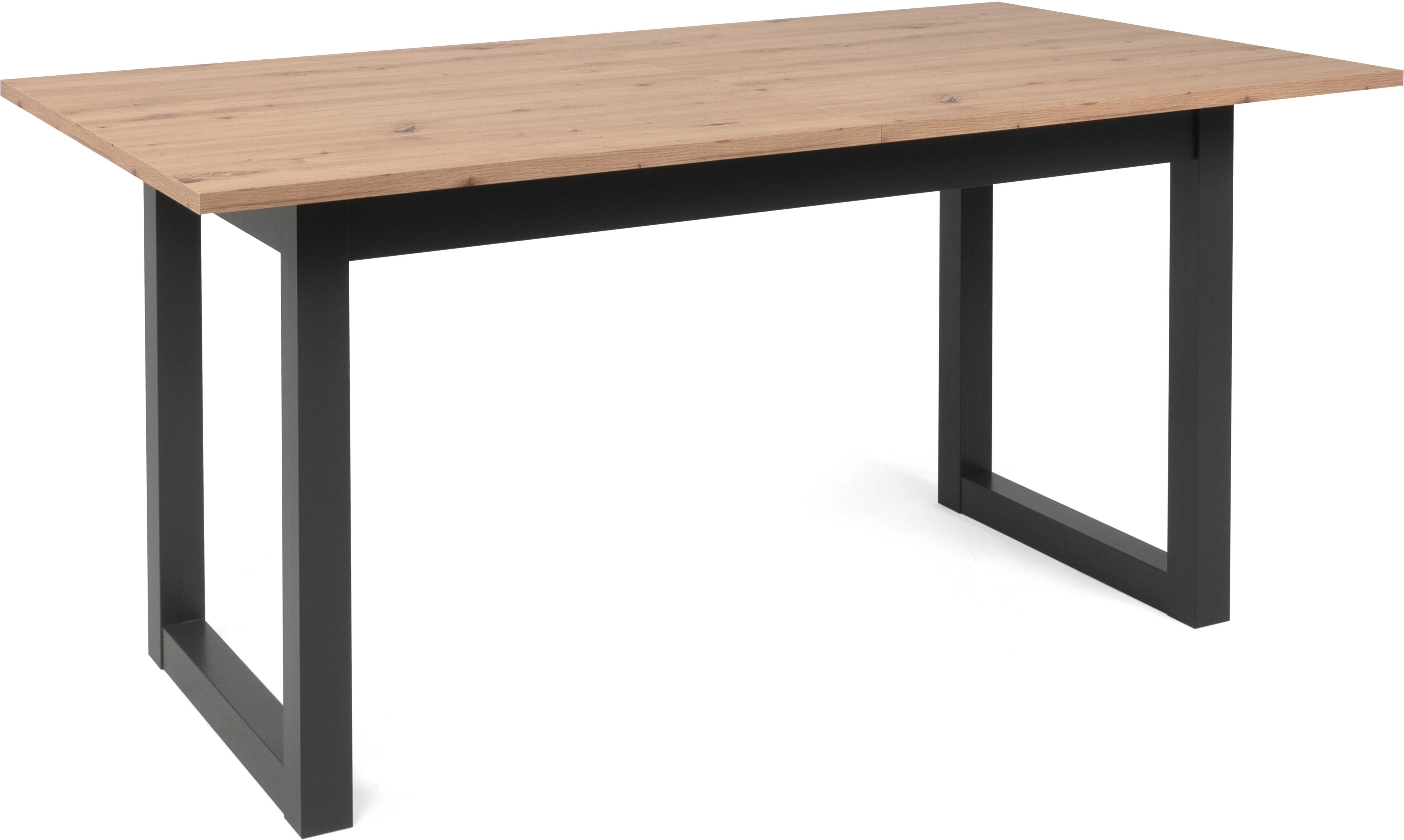 Table à manger extensible Damon 160/200x90 - chêne artisan/anthracite - Image 10